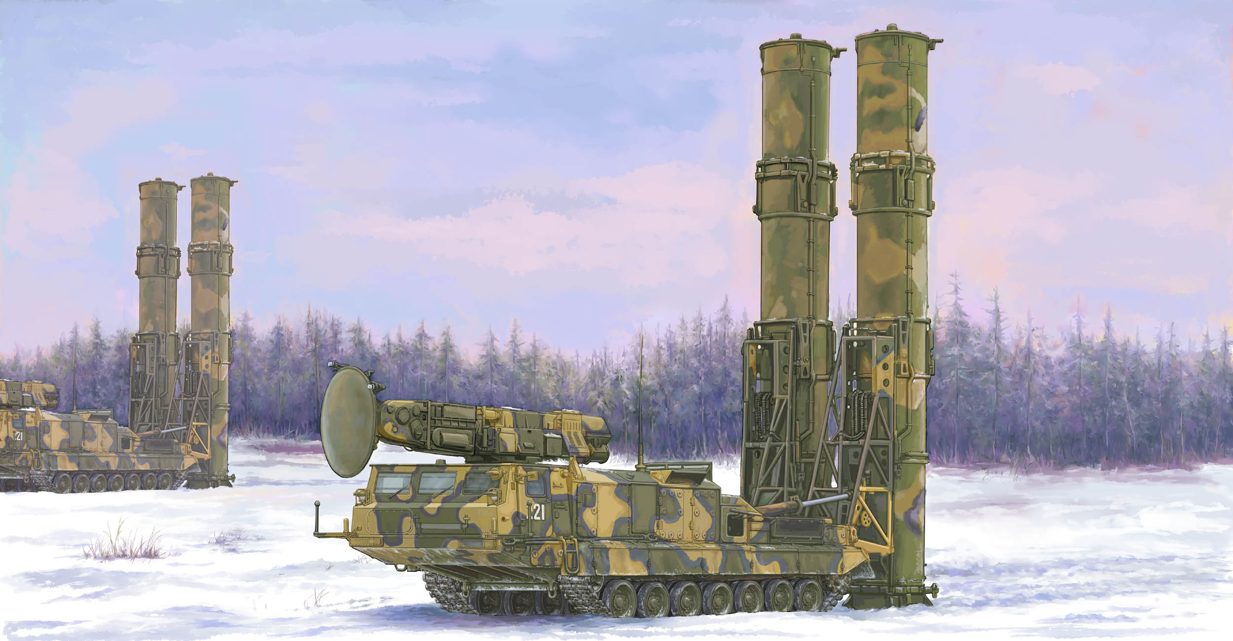 рисунок Russian S-300V 9A82 SAM
