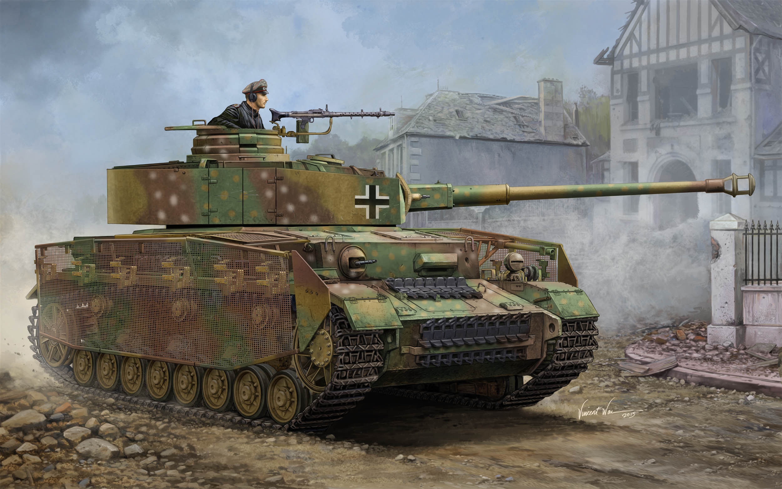 рисунок Pz.Kpfw.IV Ausf.J