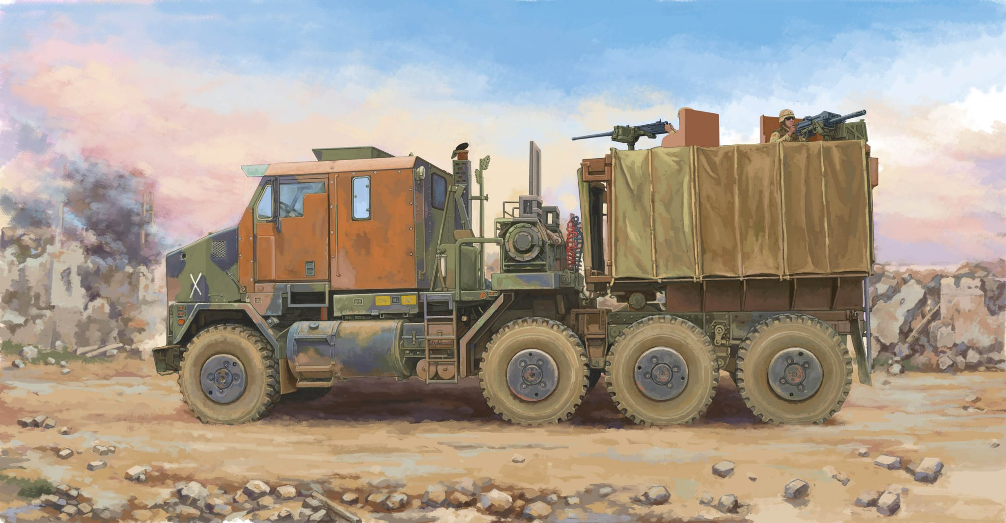 рисунок M1070 Gun Truck