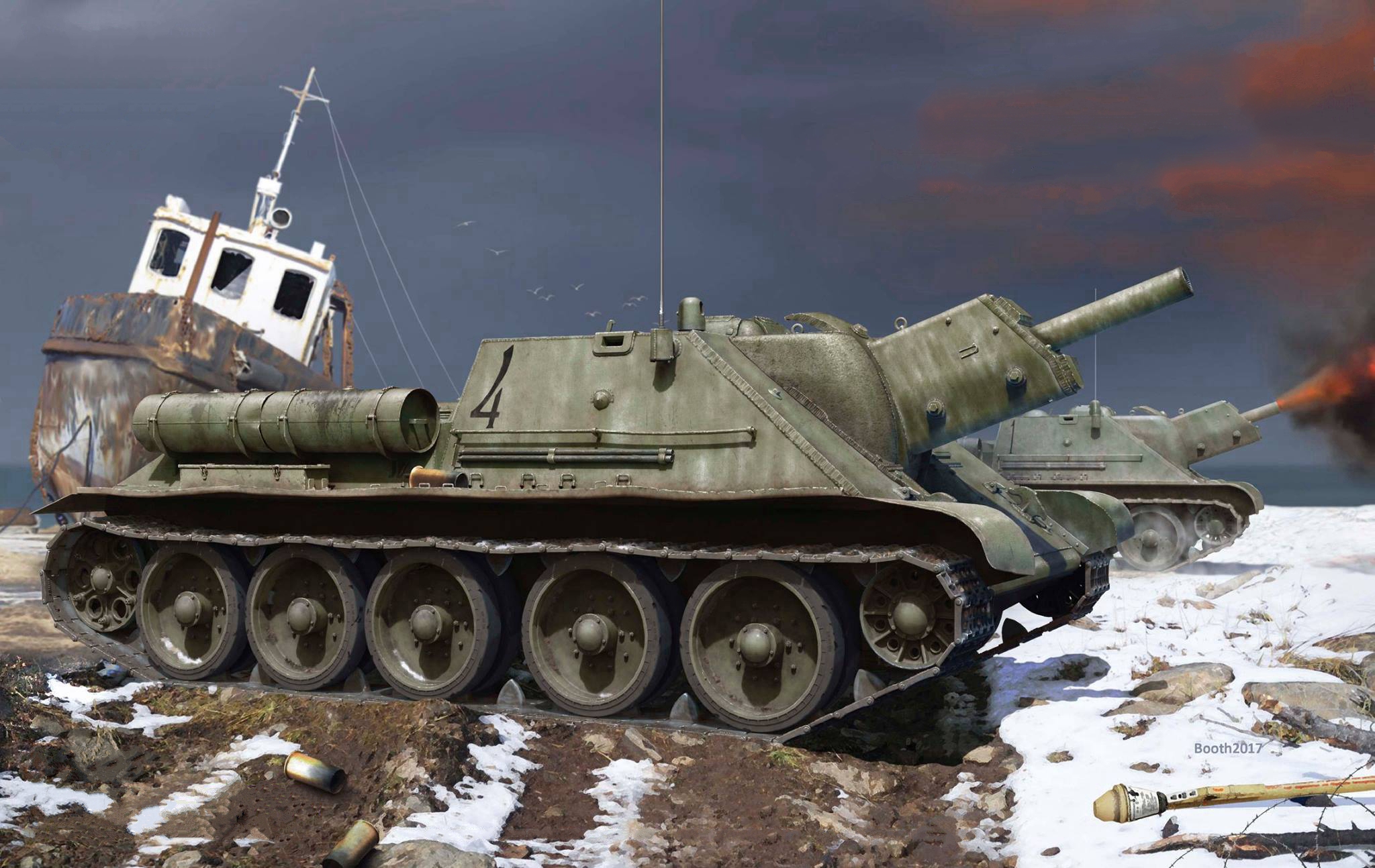 рисунок SU-122 Last Production