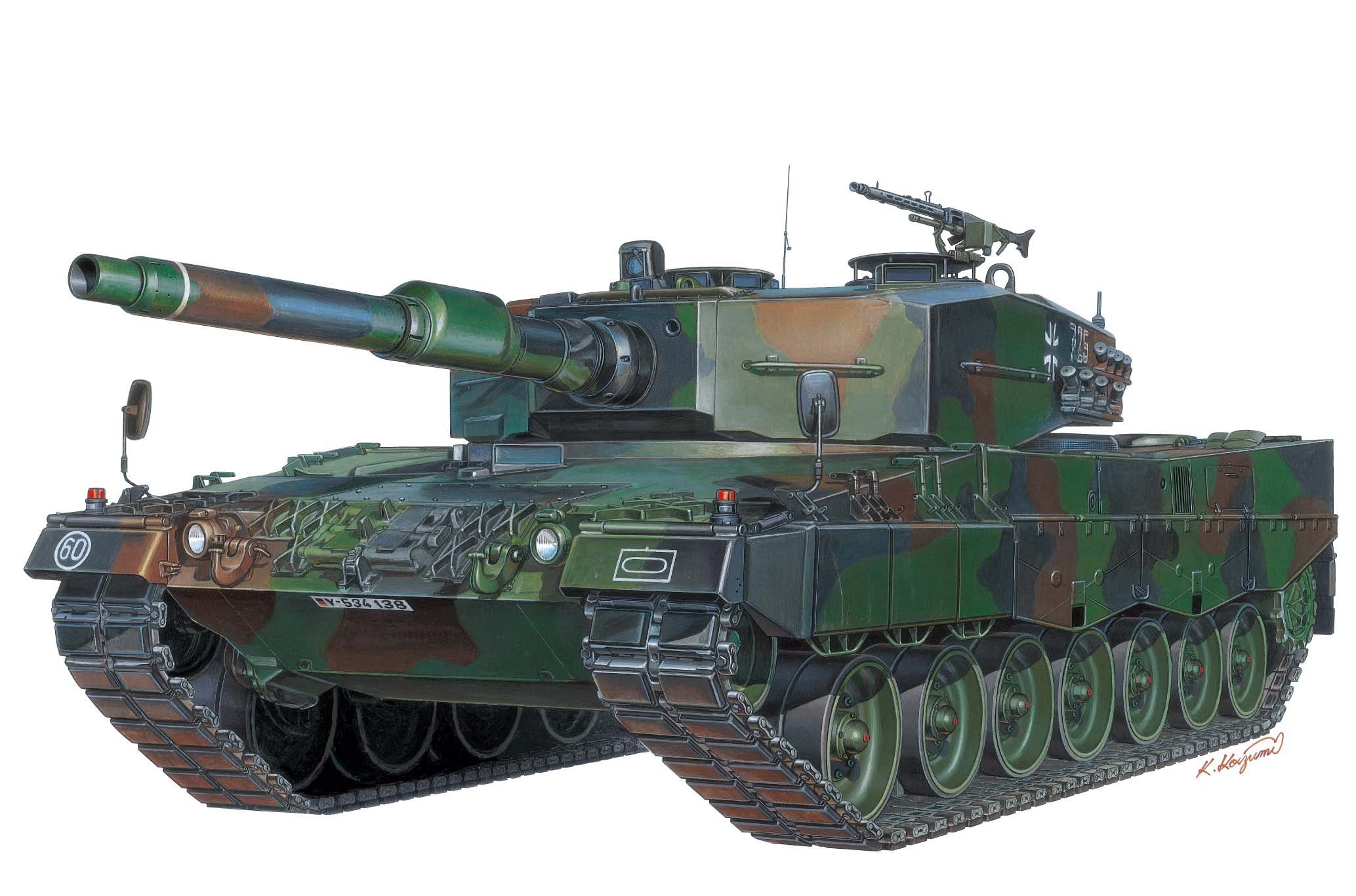 рисунок German Army Leopard 2