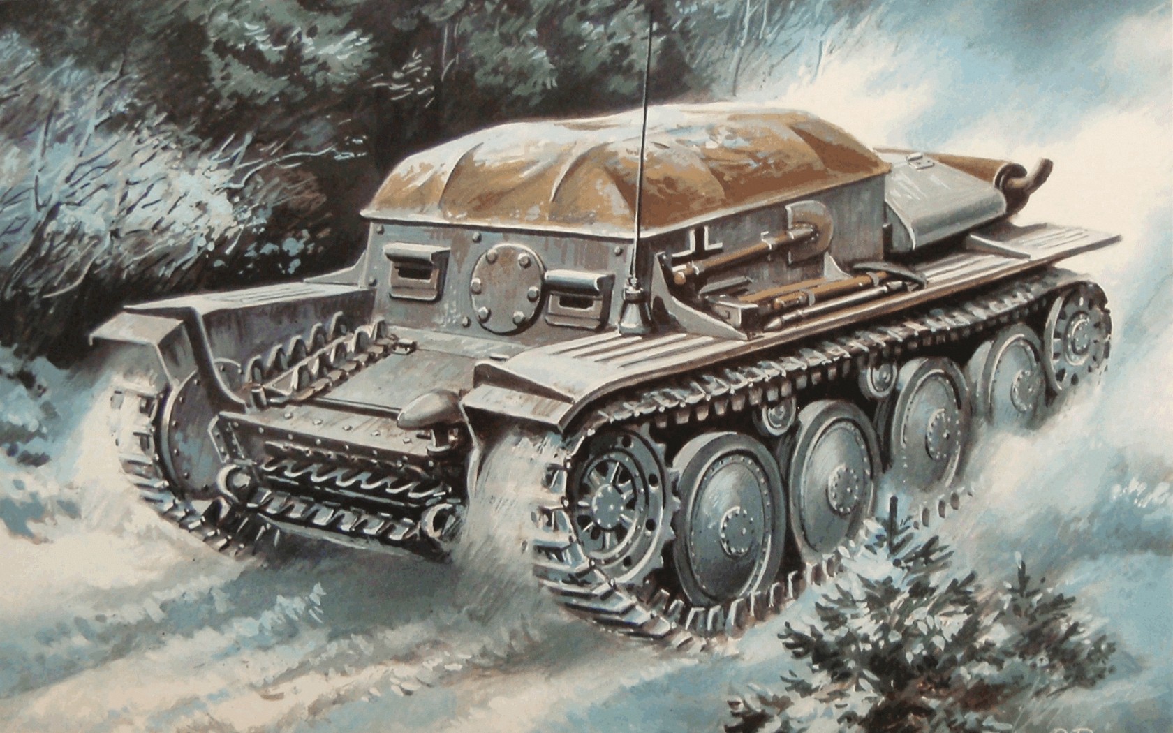 рисунок Munitionsschlepper 38(t)