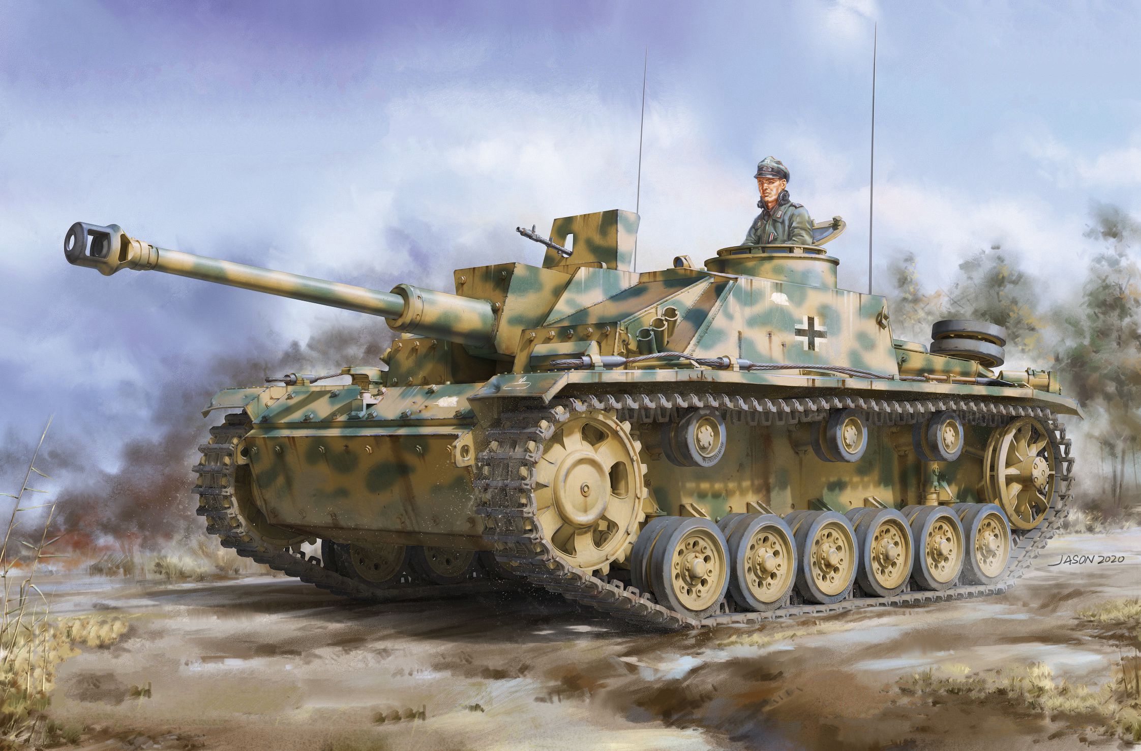 рисунок StuG.III Ausf.G Early Production