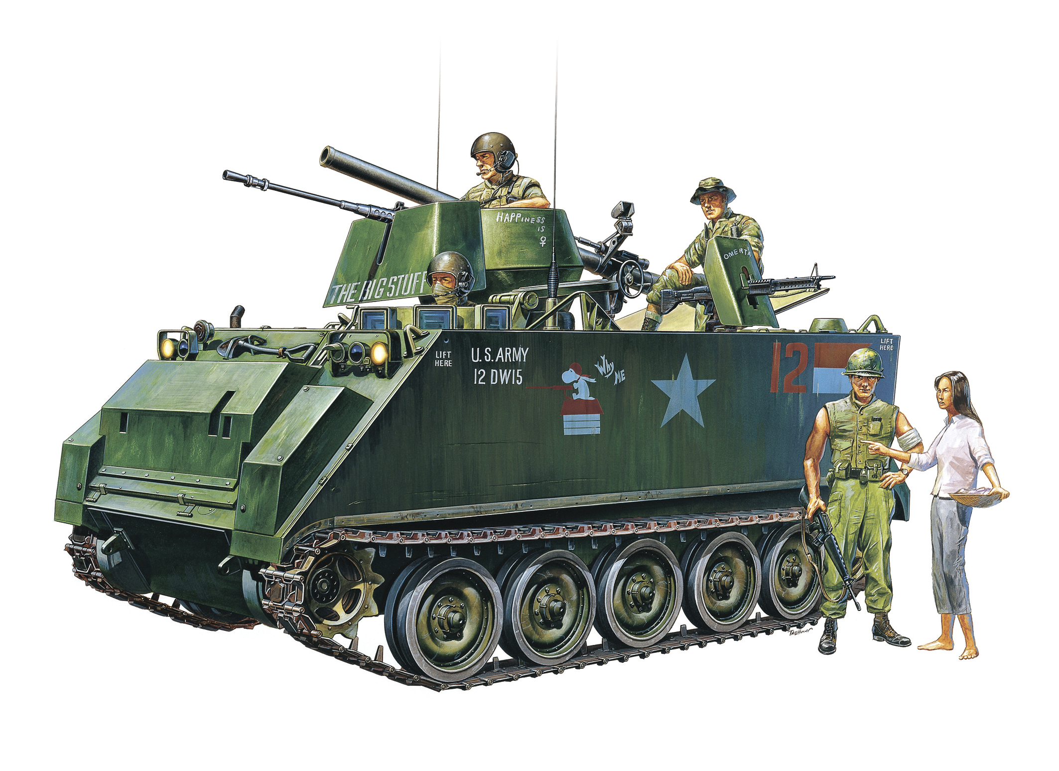 рисунок M113A1 "Vietnam War"