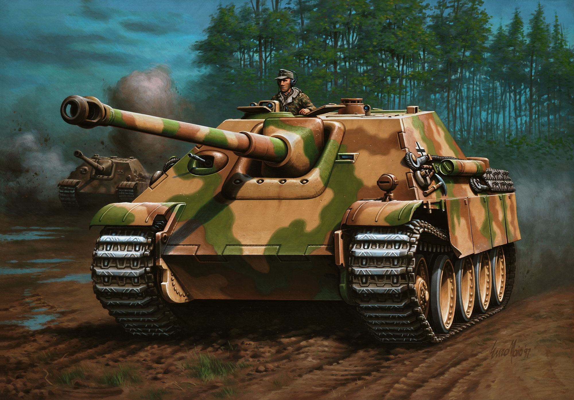 рисунок Sd.Kfz.173 Jagdpanther