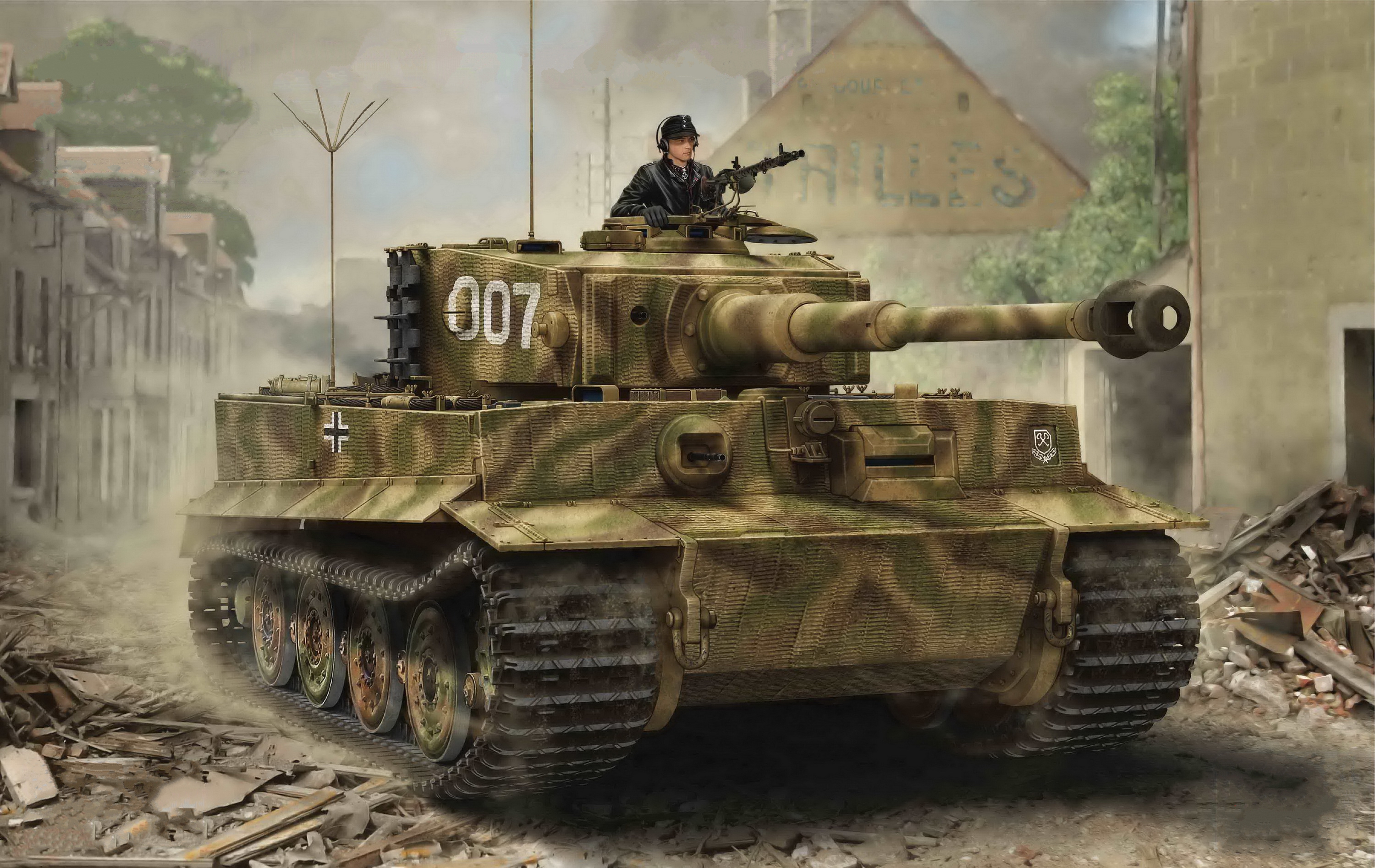 рисунок Pz.Kpfw.VI Ausf.E Tiger I Late Production