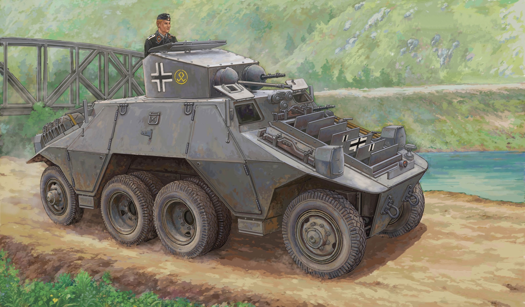 рисунок M35 Mittlere Panzerwagen