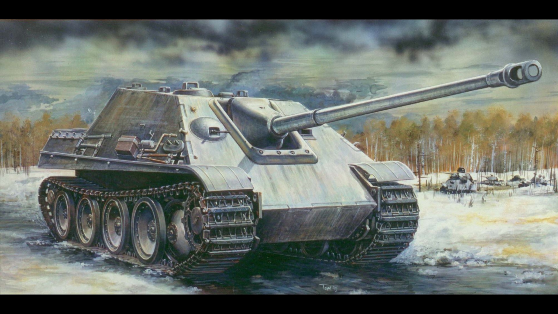 рисунок Истребитель танков Sd.Kfz. 173