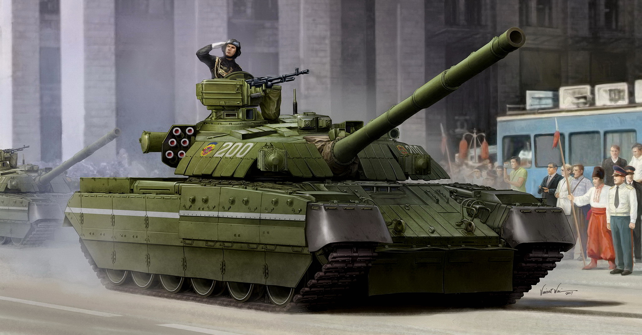 рисунок Ukrainian T-84 MBT