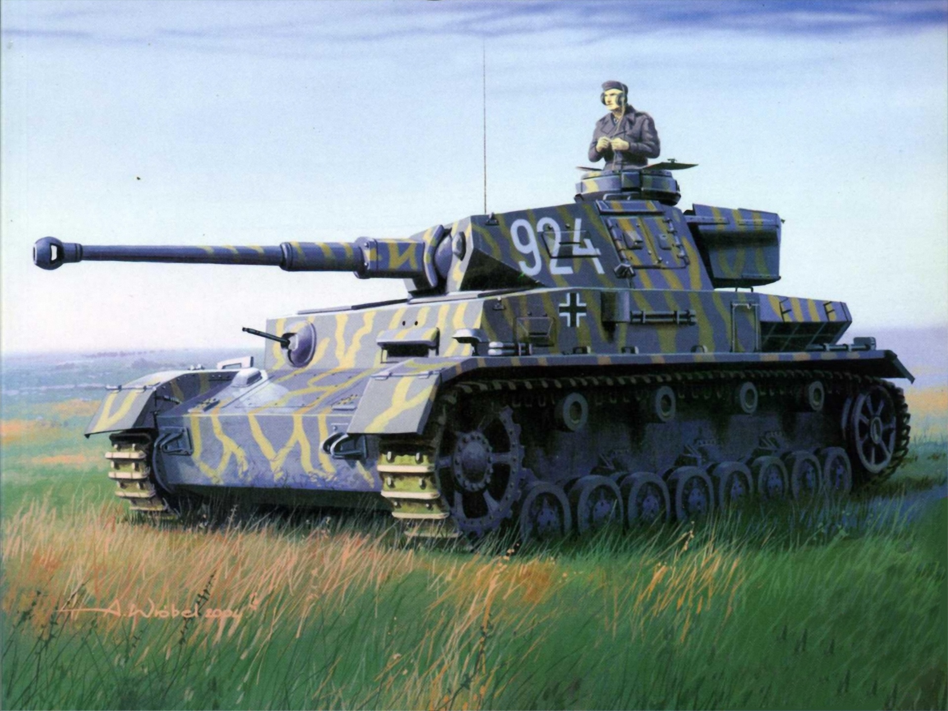 рисунок PzKpfw IV Ausf F2