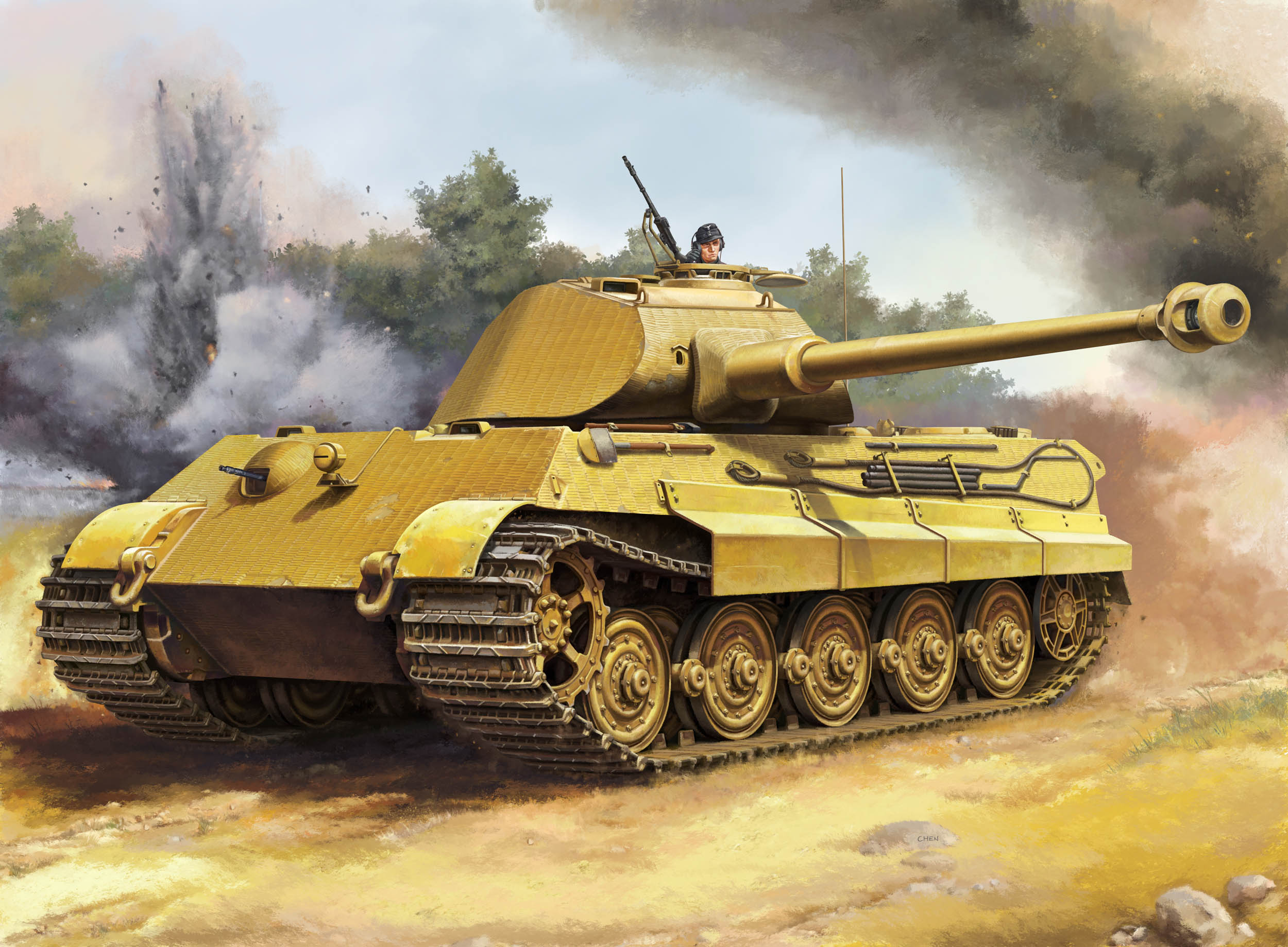 рисунок Pz.Kpfw.VI Tiger II (Sd.Kfz.182)