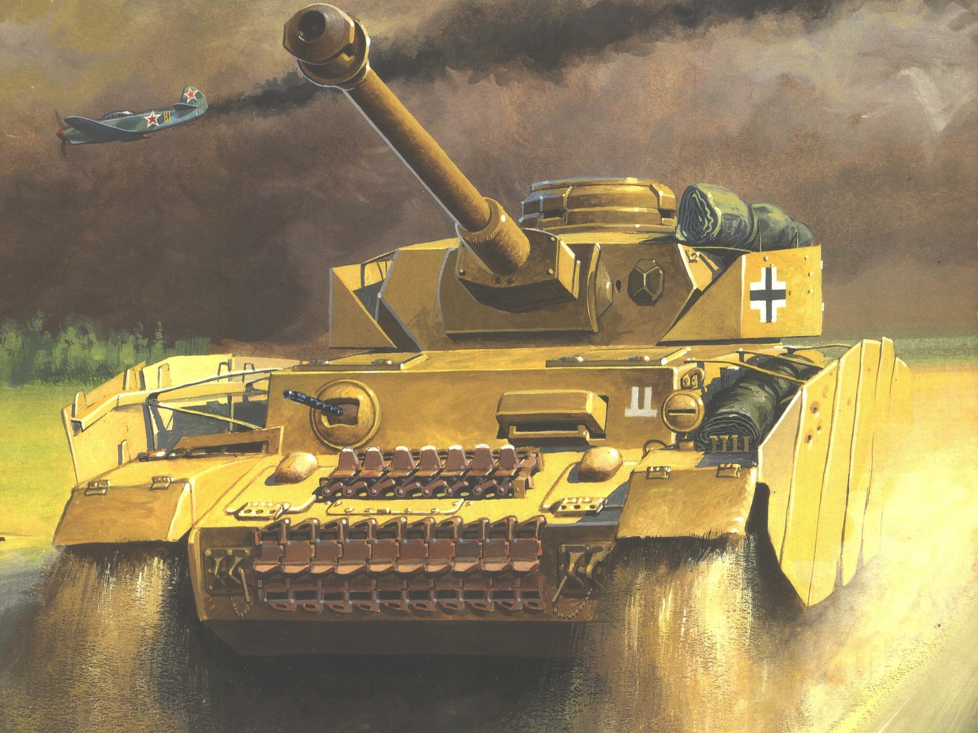 рисунок Немецкий Panzer IV