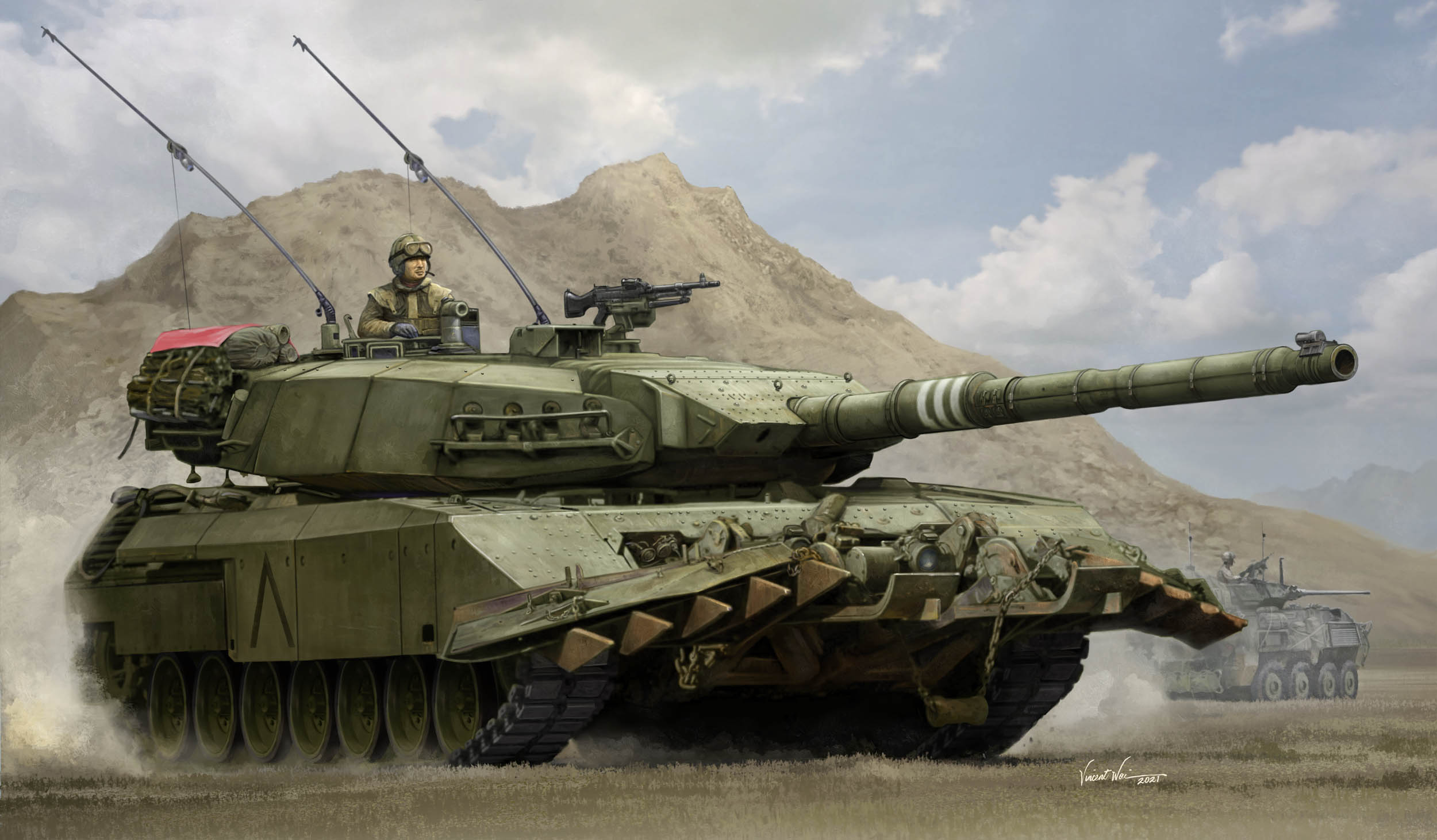рисунок Leopard C2 MEXAS w/TWMP