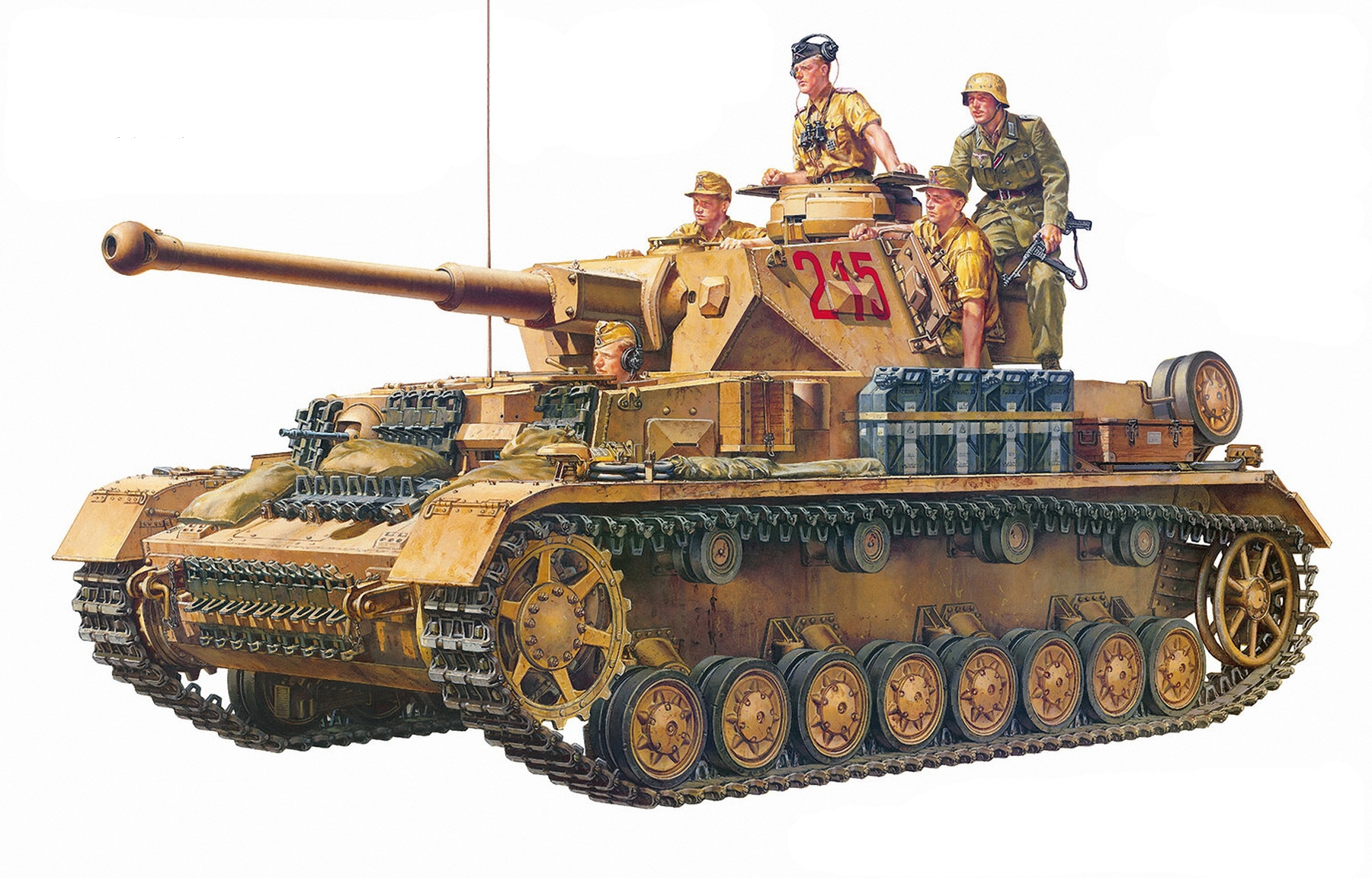 рисунок Panzerkampfwagen IV Ausf.G (Sd.Kfz.161/1) Early