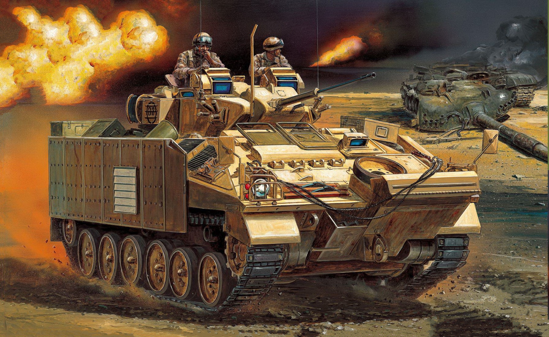 рисунок Warrior MCV Iraq 2003