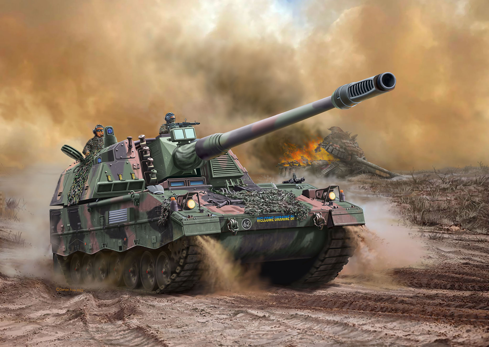 рисунок Panzerhaubitze 2000