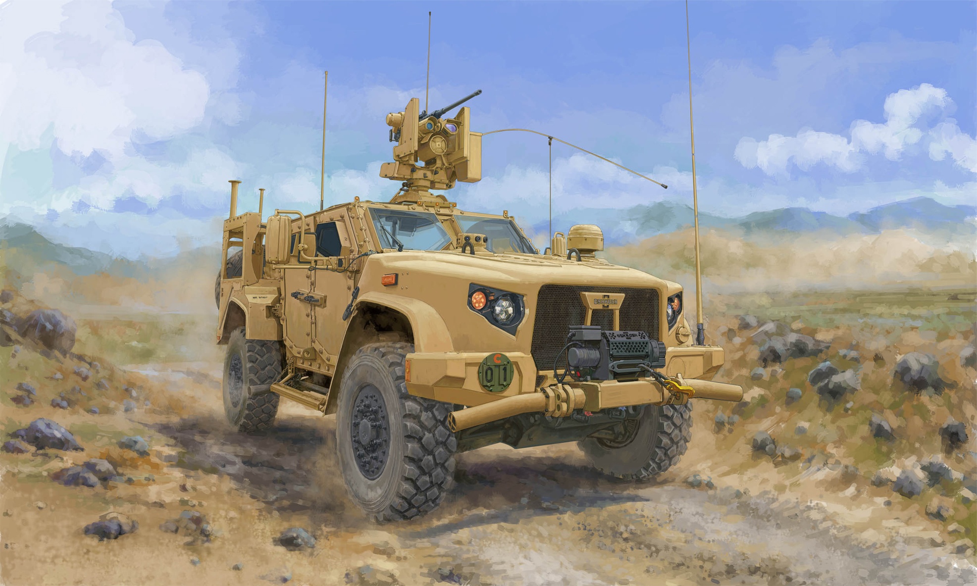 рисунок M1278A1 Heavy Armed Type w/M153 CROWS