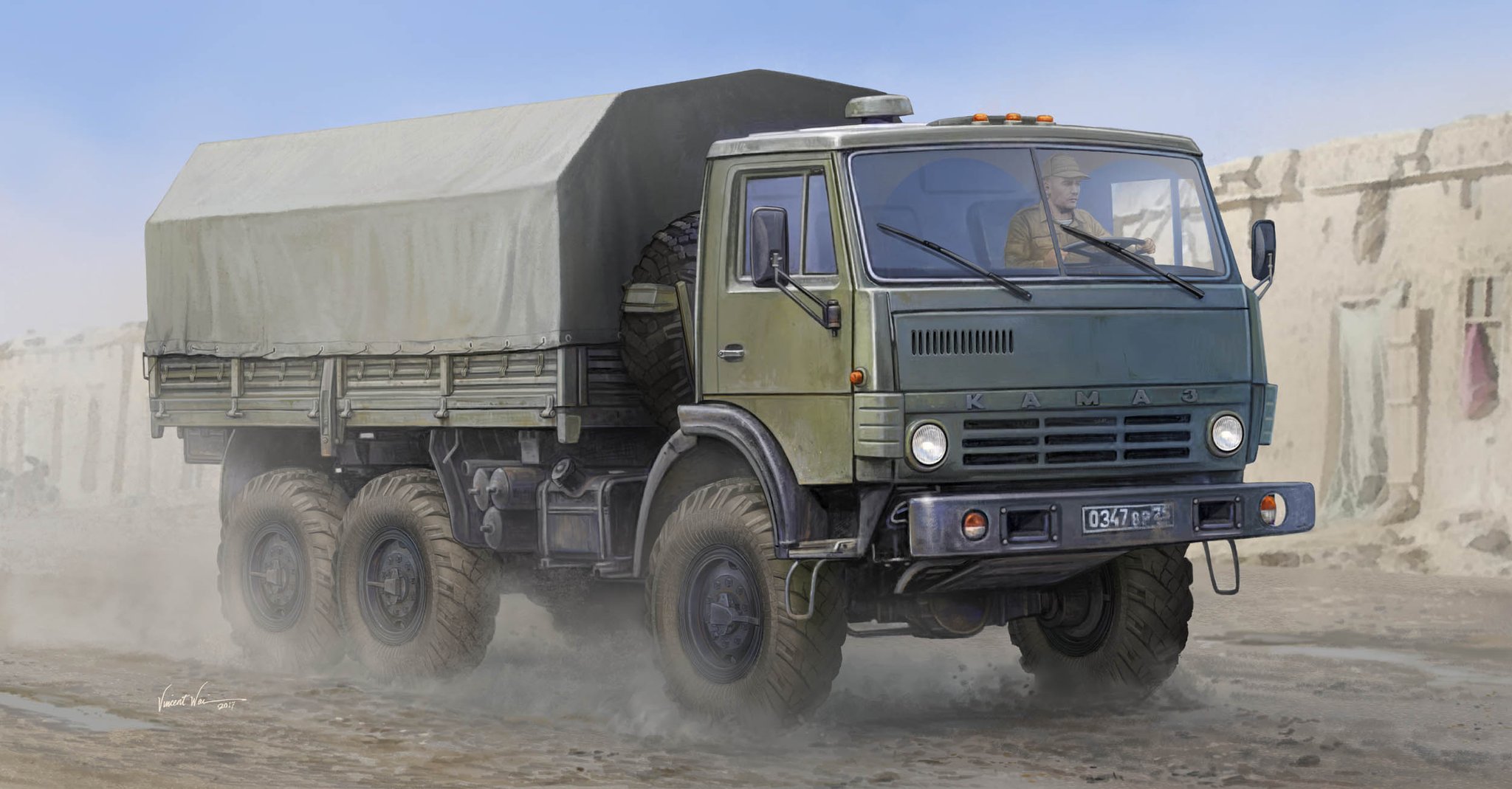 рисунок KamAZ-4310 Army Truck