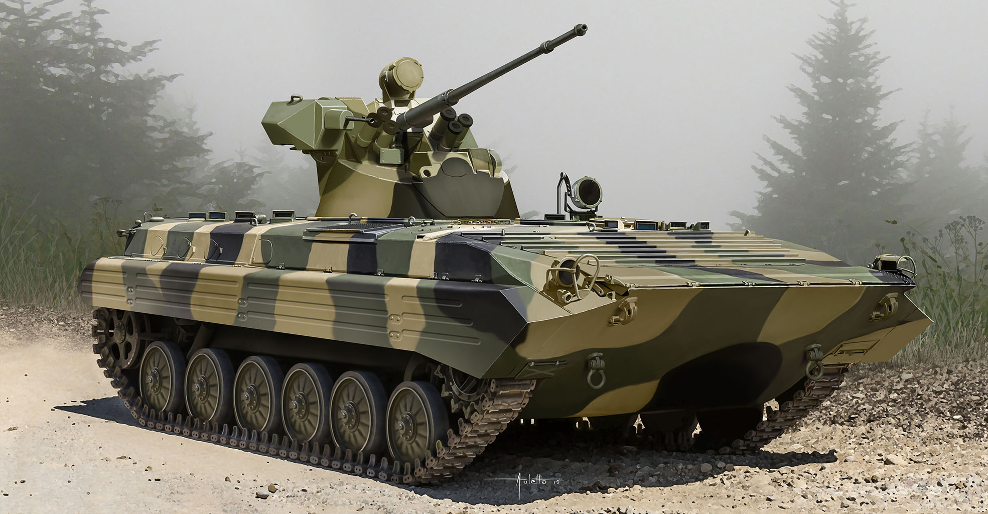 рисунок BMP-1AM Basurmanin