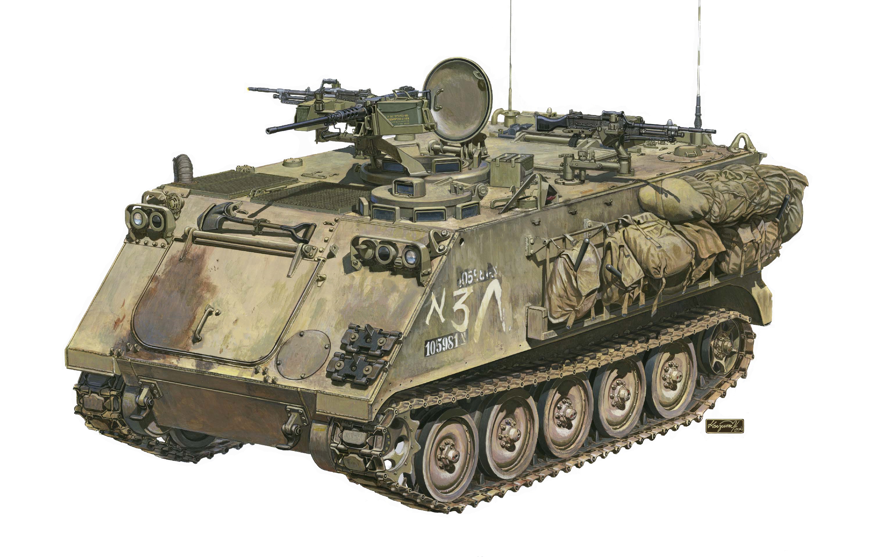 рисунок IDF M113A1