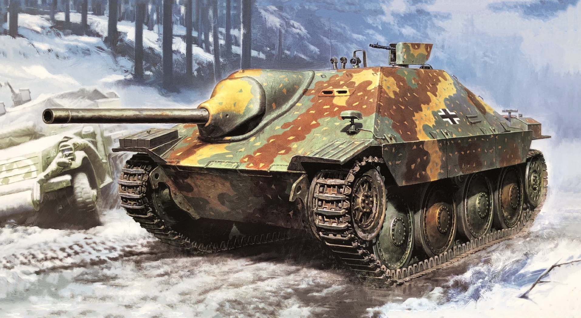 рисунок Jagdpanzer 38(t) Hetzer