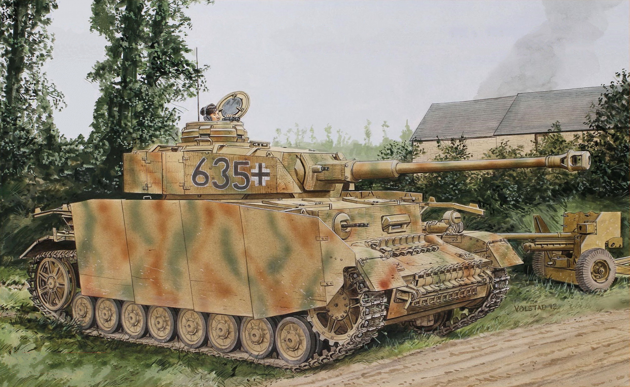 рисунок Pz.Kpfw.IV Ausf.H