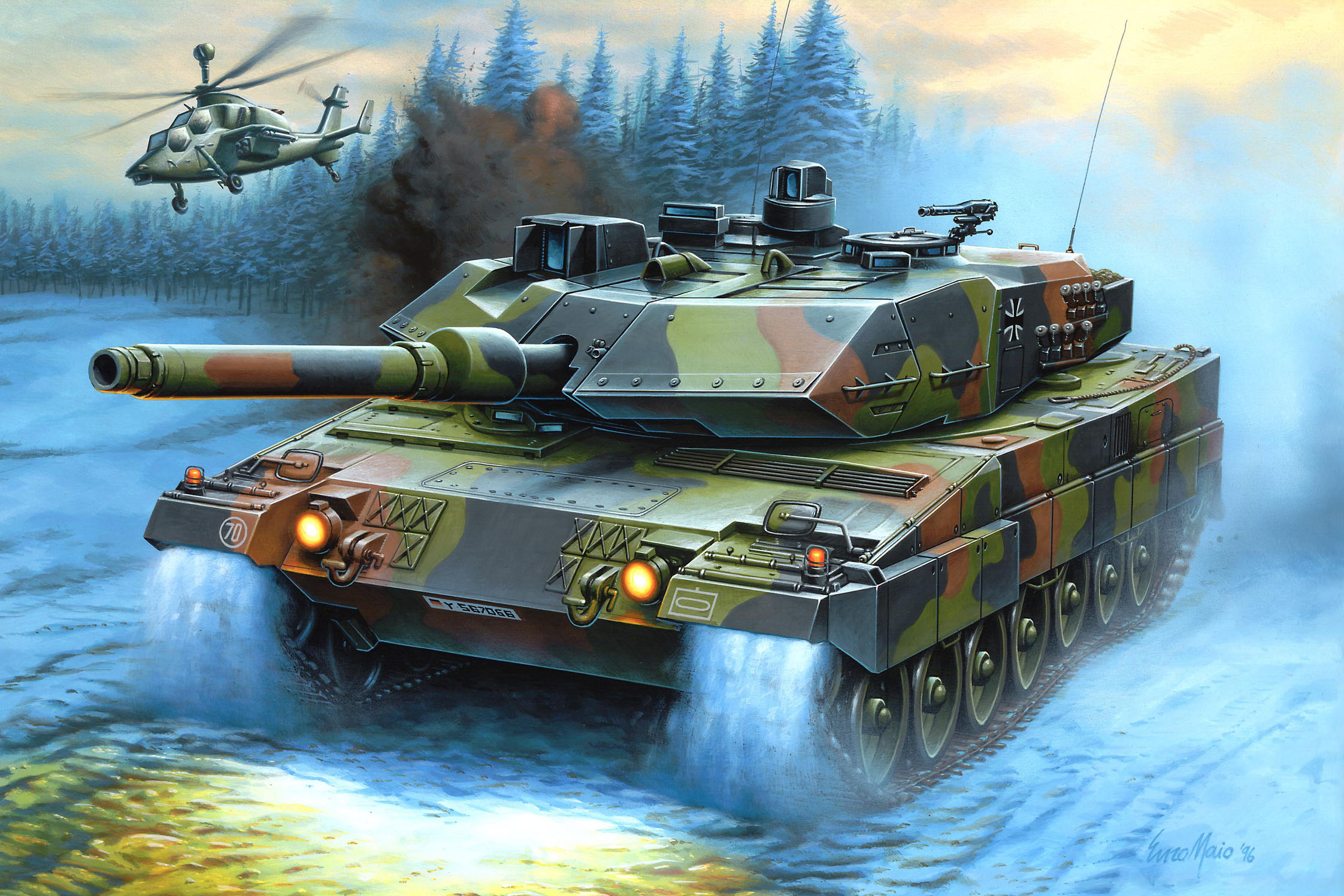 рисунок Leopard 2 A5 KWS