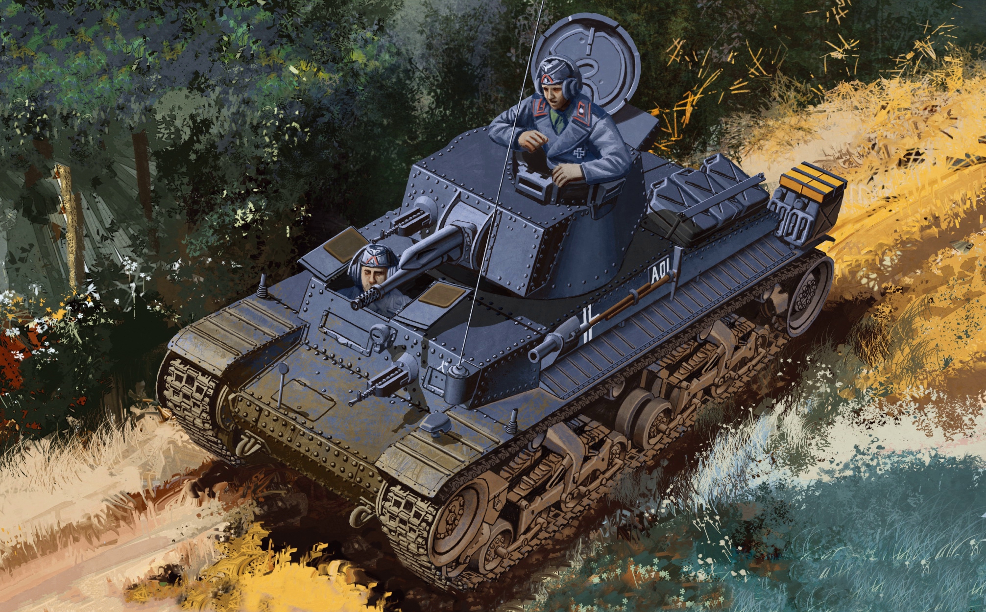 рисунок German Light Tank Pz.Kpfw.35(t)