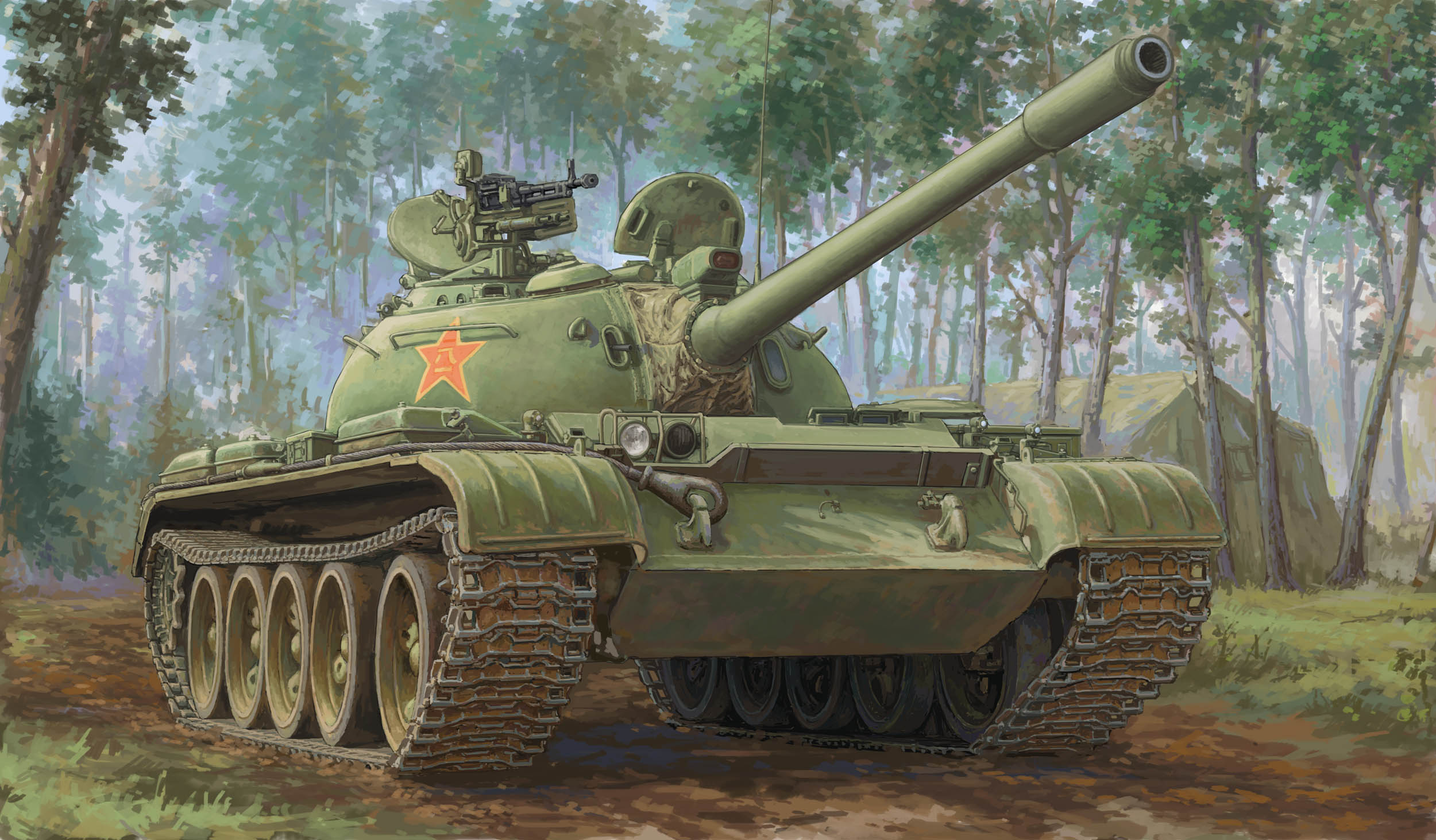 рисунок PLA Type 59-I Medium Tank