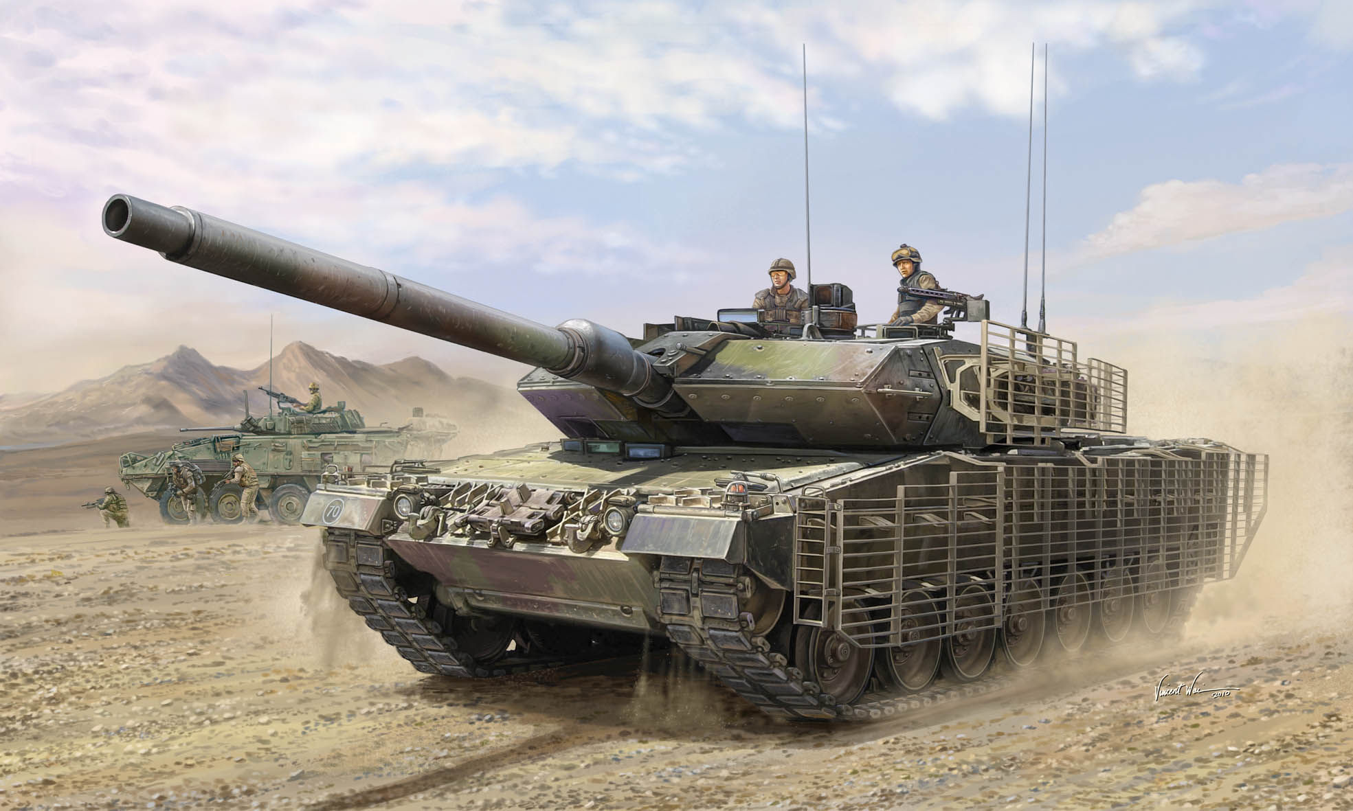 рисунок Leopard 2A6M CAN