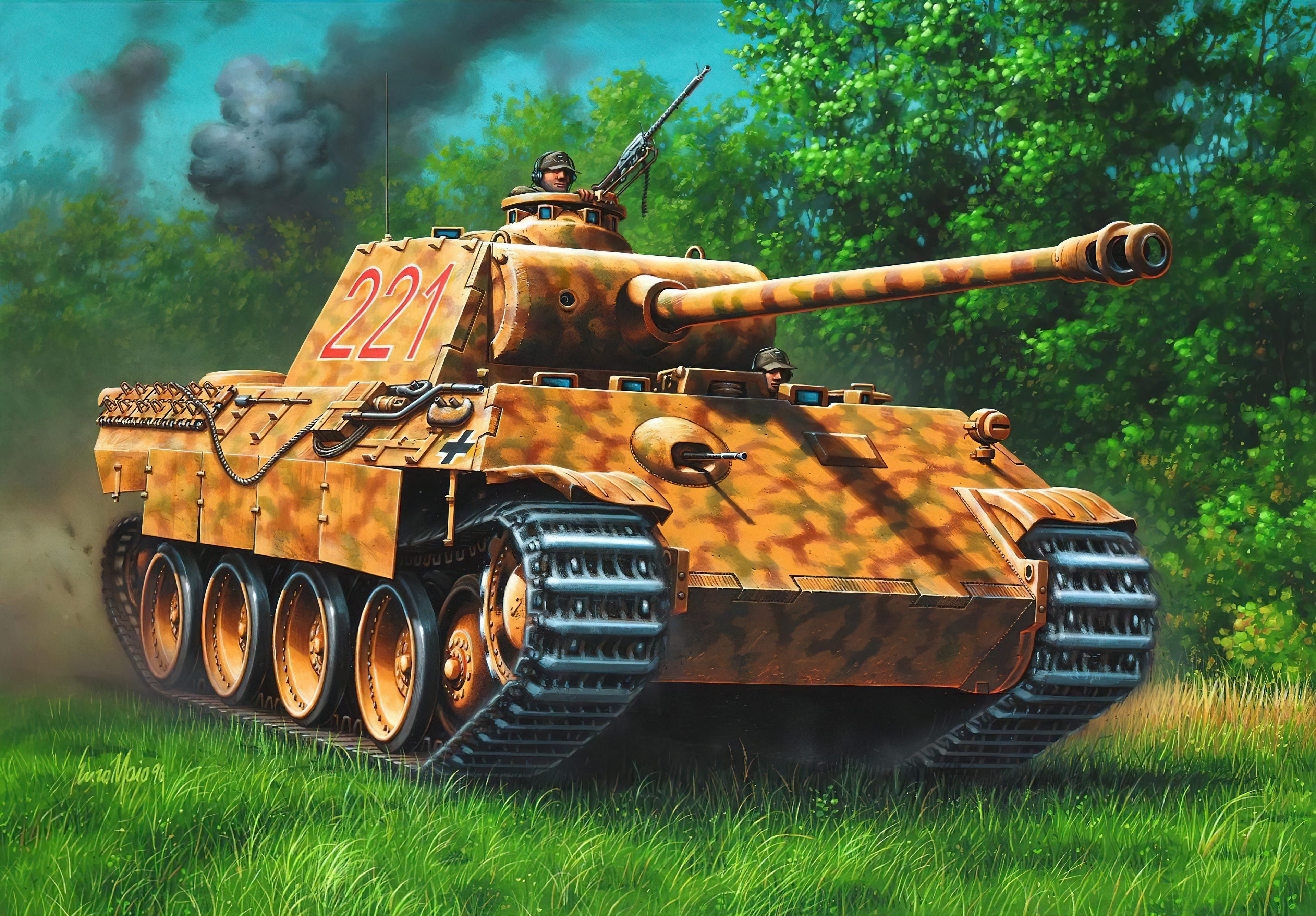 рисунок "Panther" Ausf. A