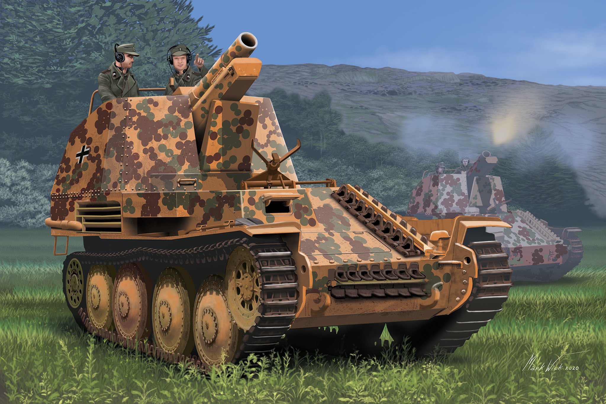 рисунок Sturmpanzer 38(t) Grille Ausf.M