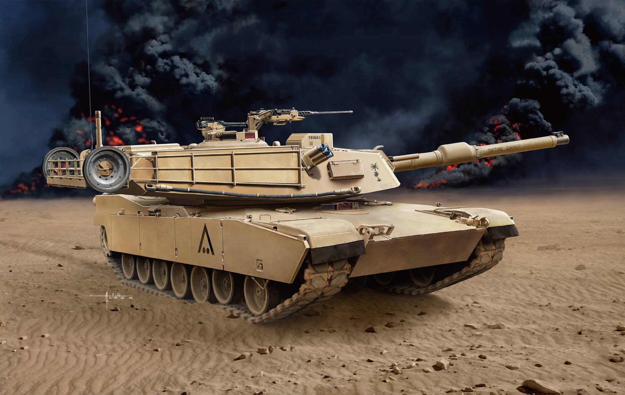 рисунок M1A1 Abrams