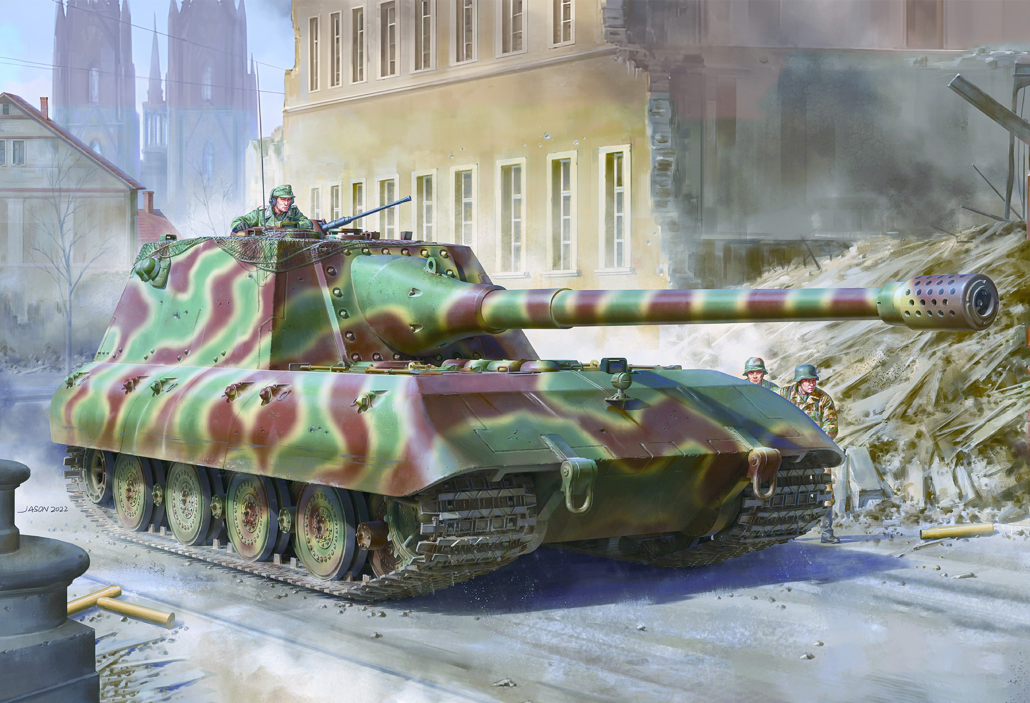 рисунок Jagdpanzer E-100