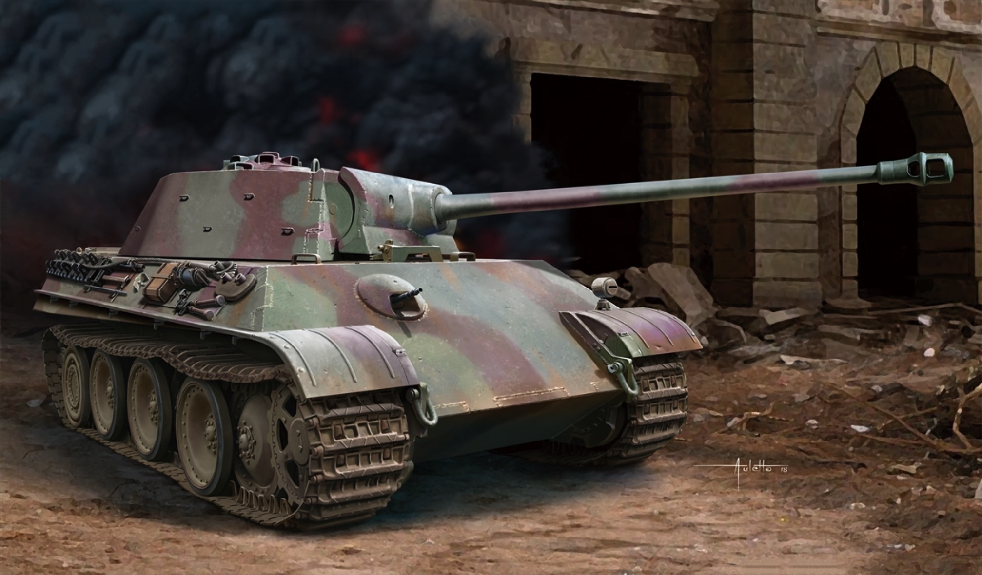 рисунок German Panther Ausf. G