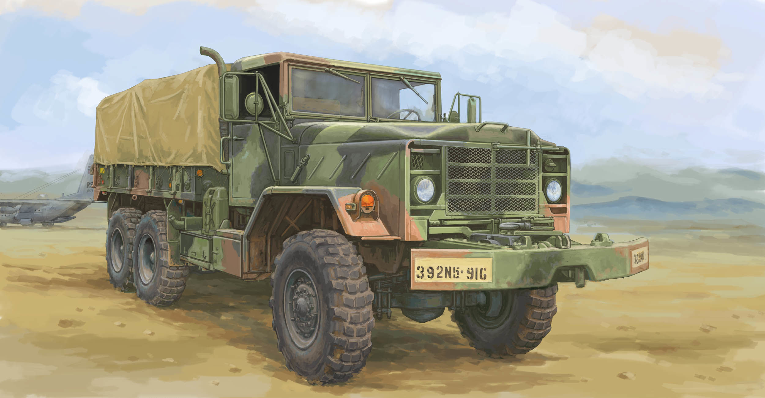 рисунок M925A1 Military Cargo Truck