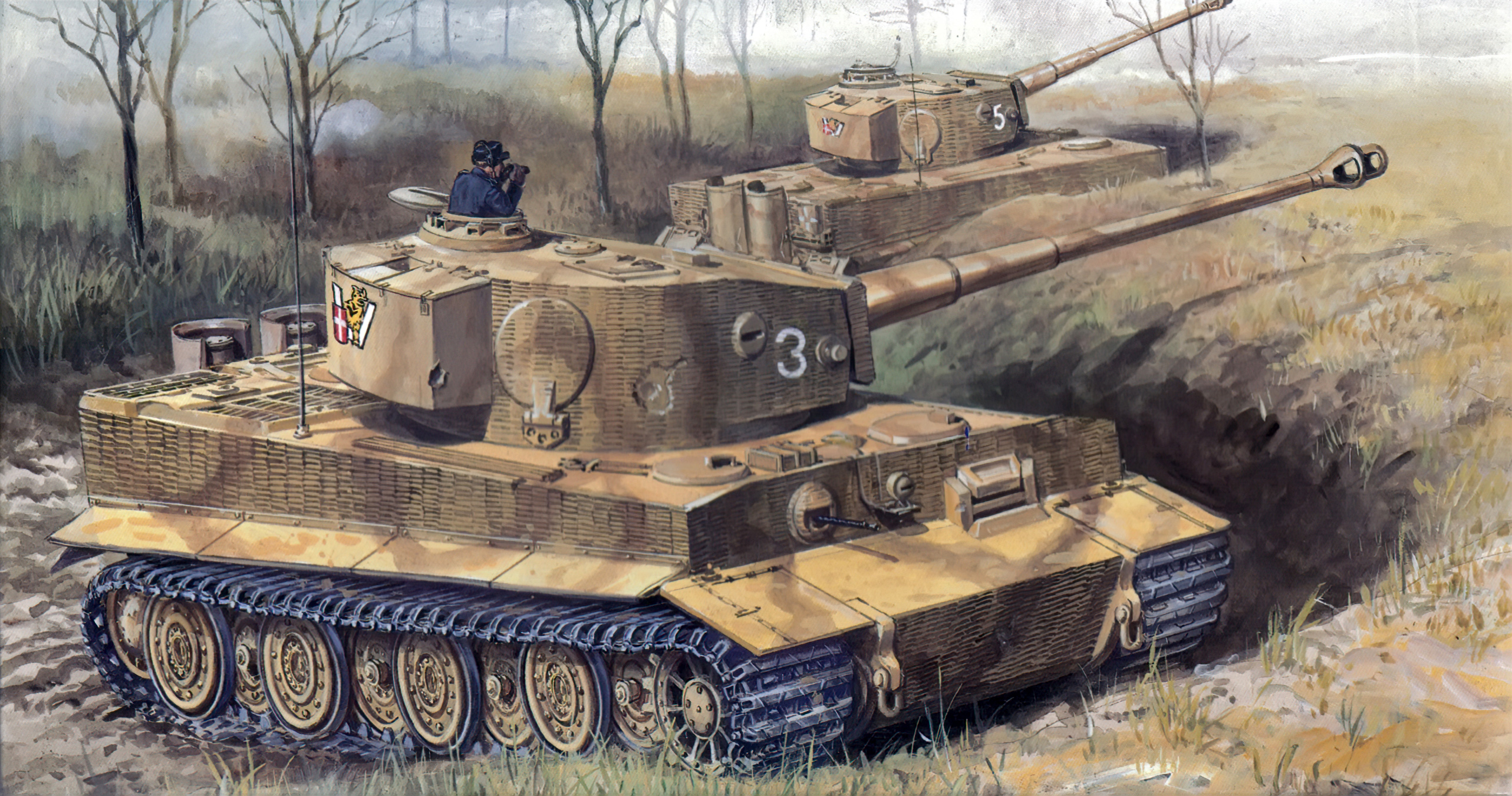 рисунок Tiger I sPzAbt. 506