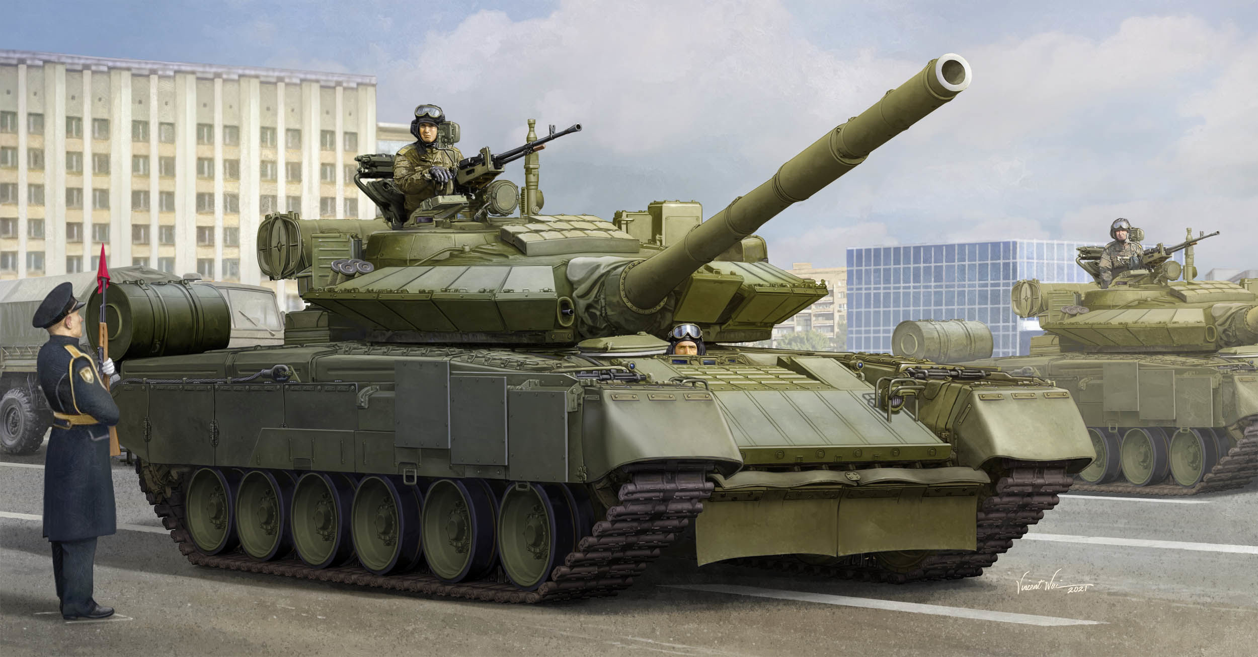 рисунок Russian T-80BVM MBT