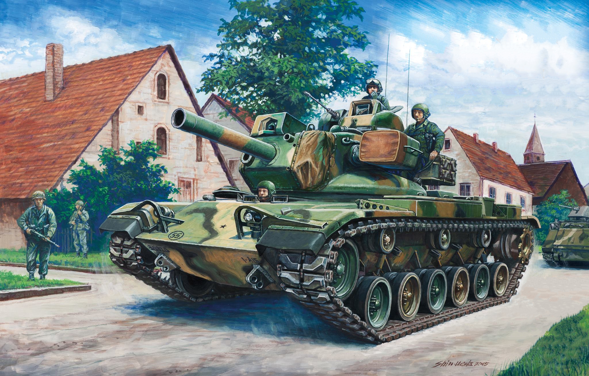 рисунок M60A2 Patton