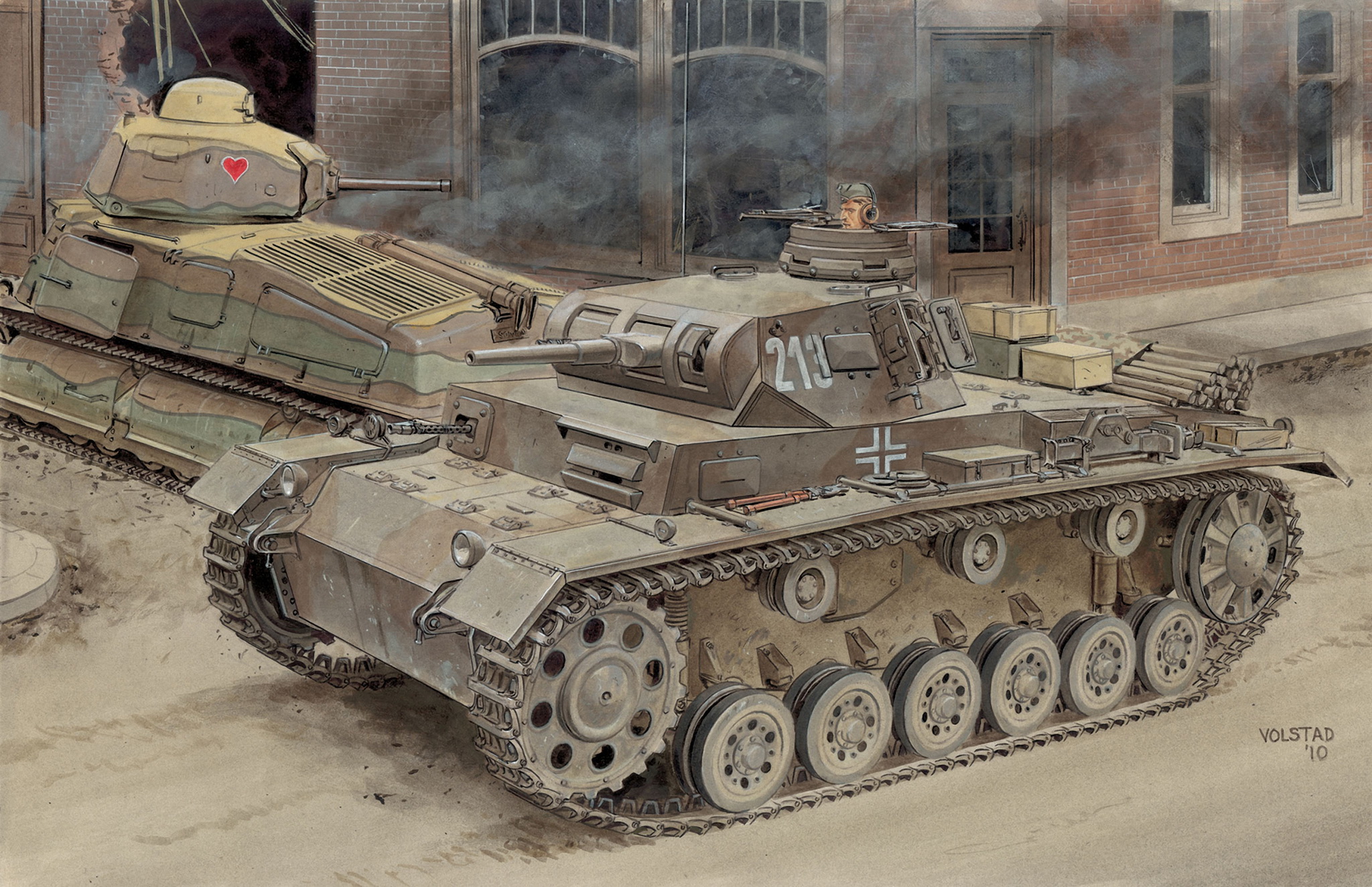 рисунок PzKpfw III Ausf E