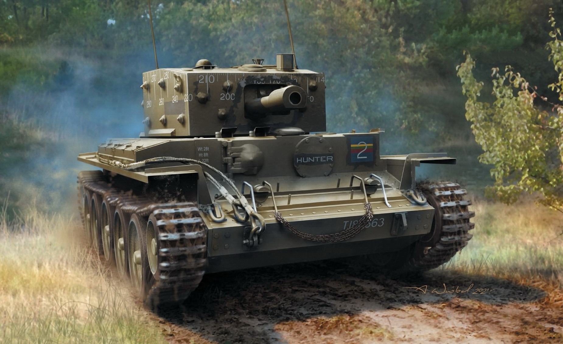 рисунок Centaur Mk.IV British Tank