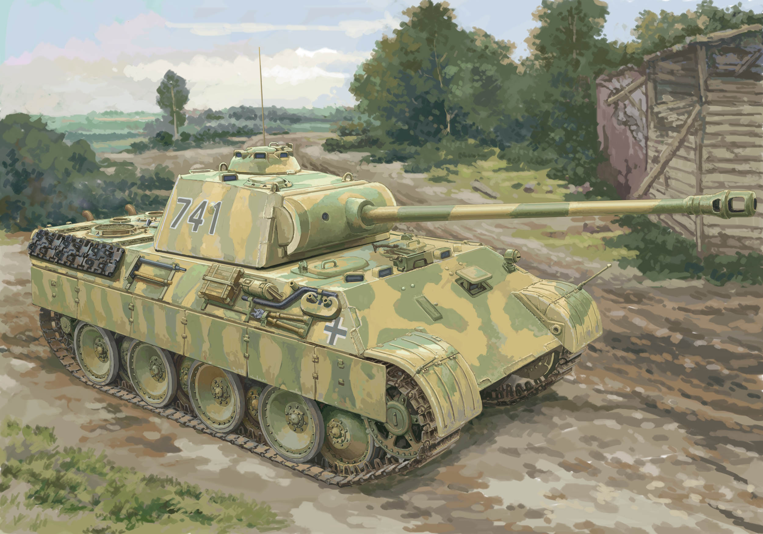 рисунок Pz.Kpfw.V Ausf.A (Sd.Kfz.171)