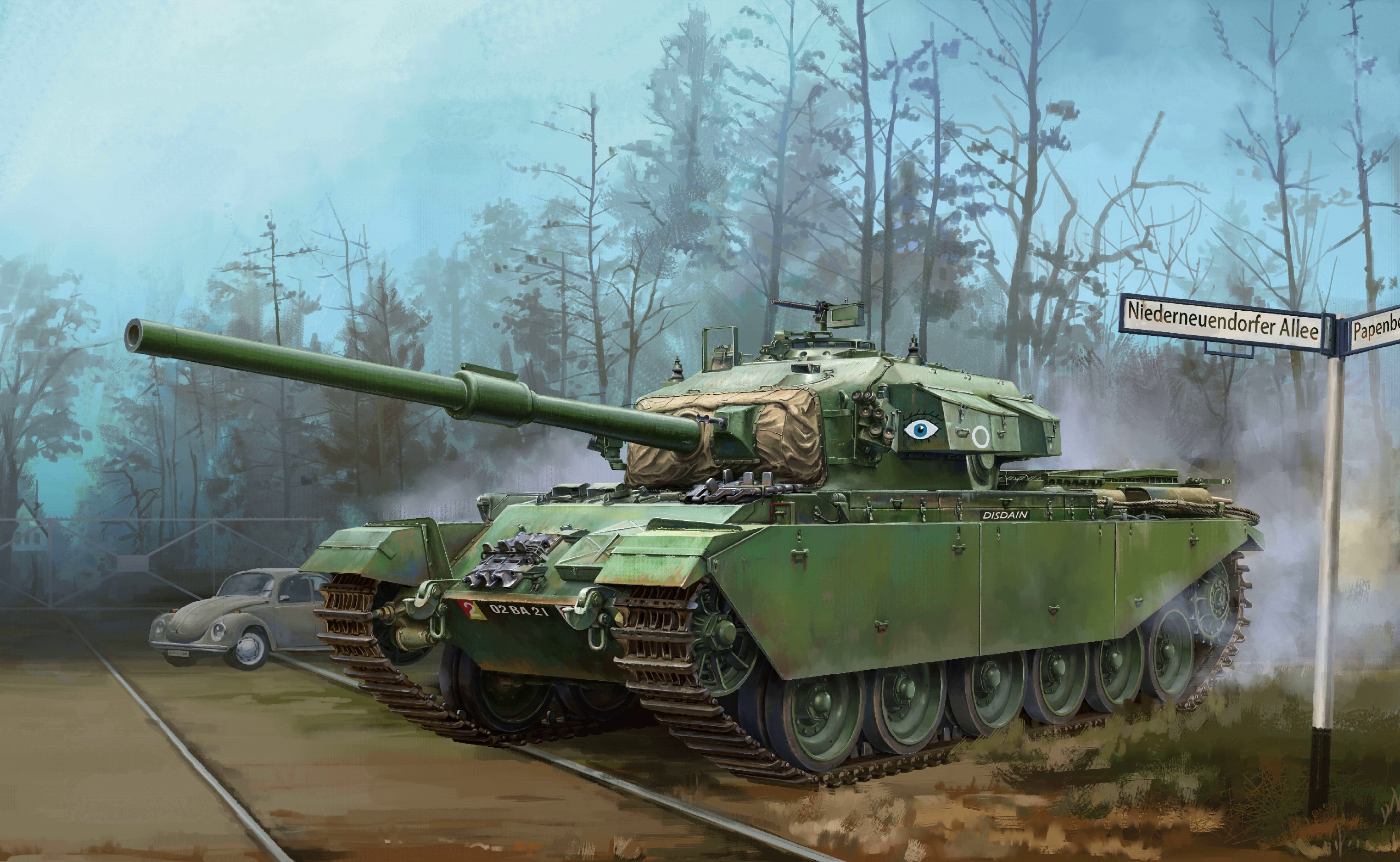рисунок Centurion Mk.5/1-4.RTR British Main Battle Tank