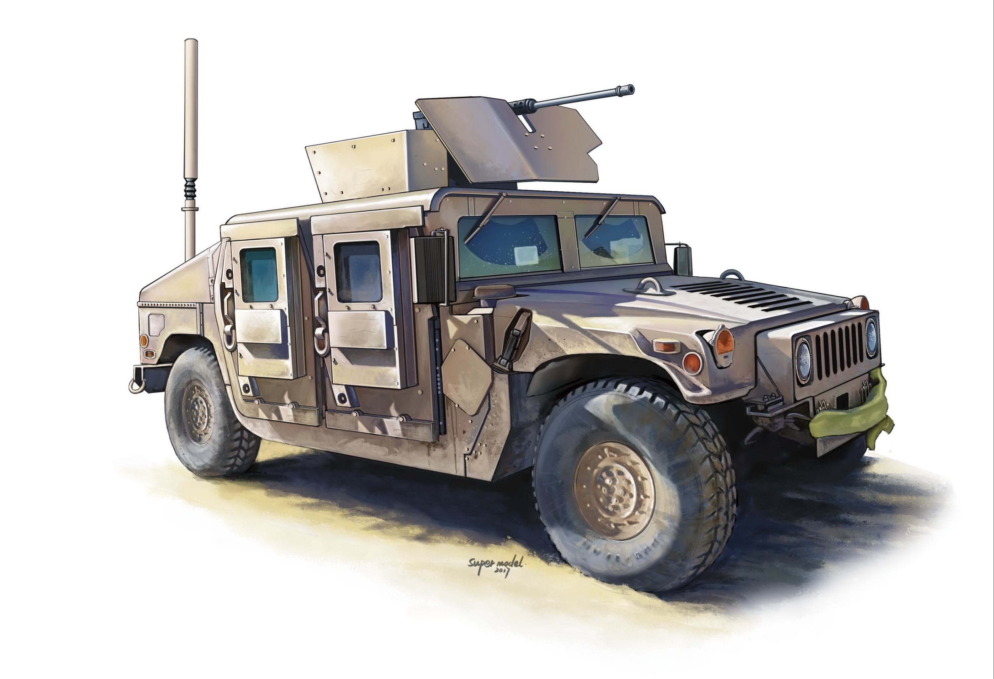 рисунок US Modern M1114 FRAG 5 w/ GPK Turret