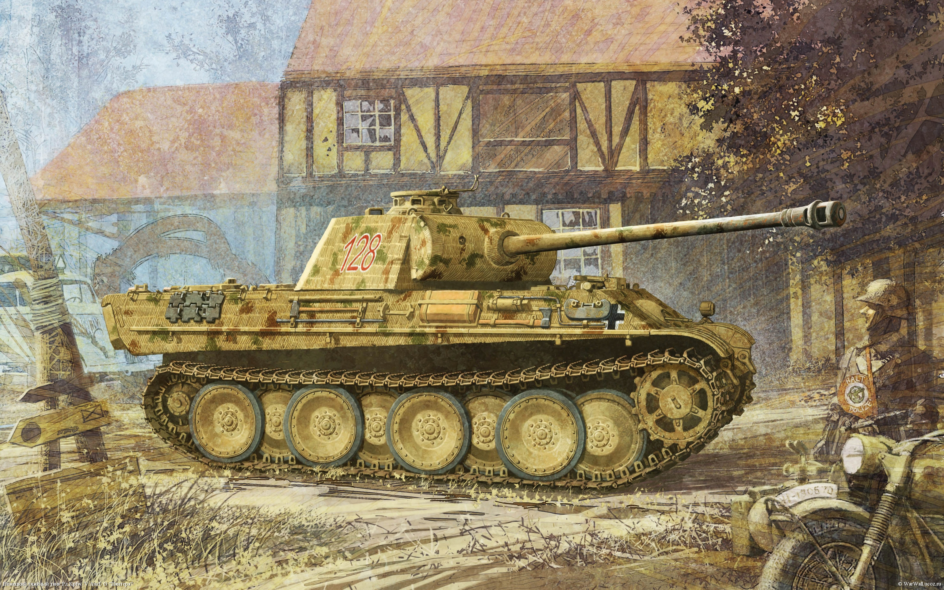 рисунок 6384 Pz.Kpfw. V Ausf. G