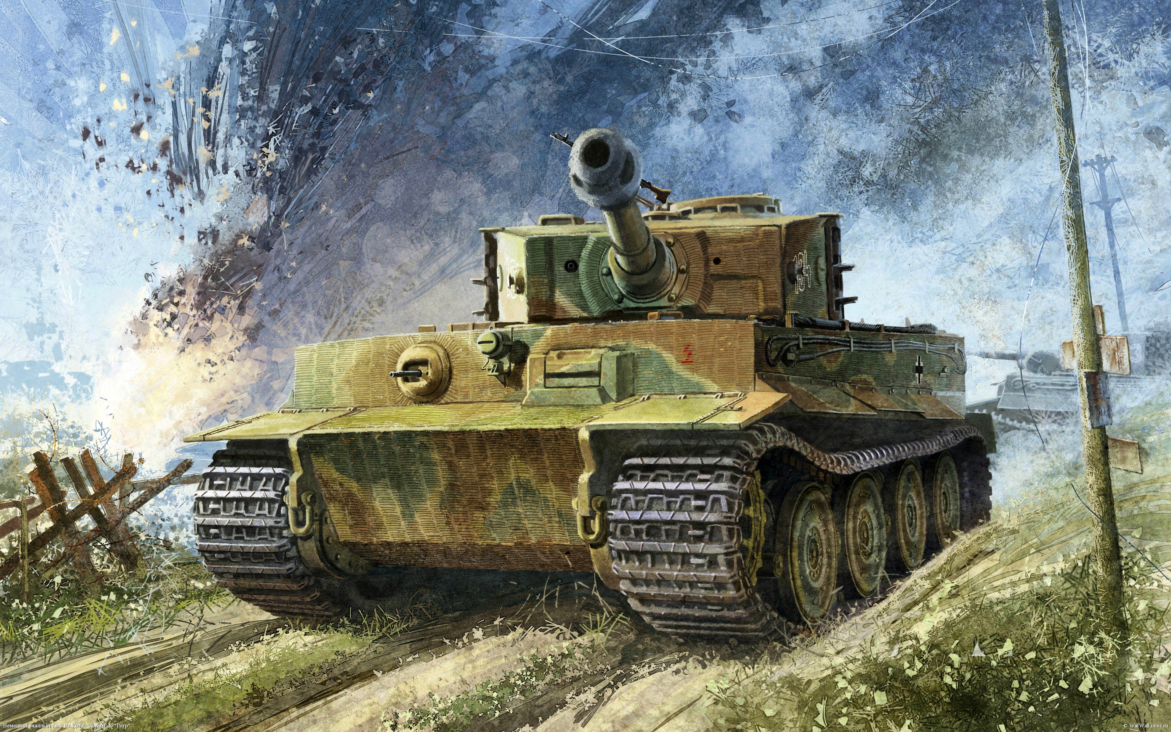 рисунок 6383 PzKpfw VI Ausf. E