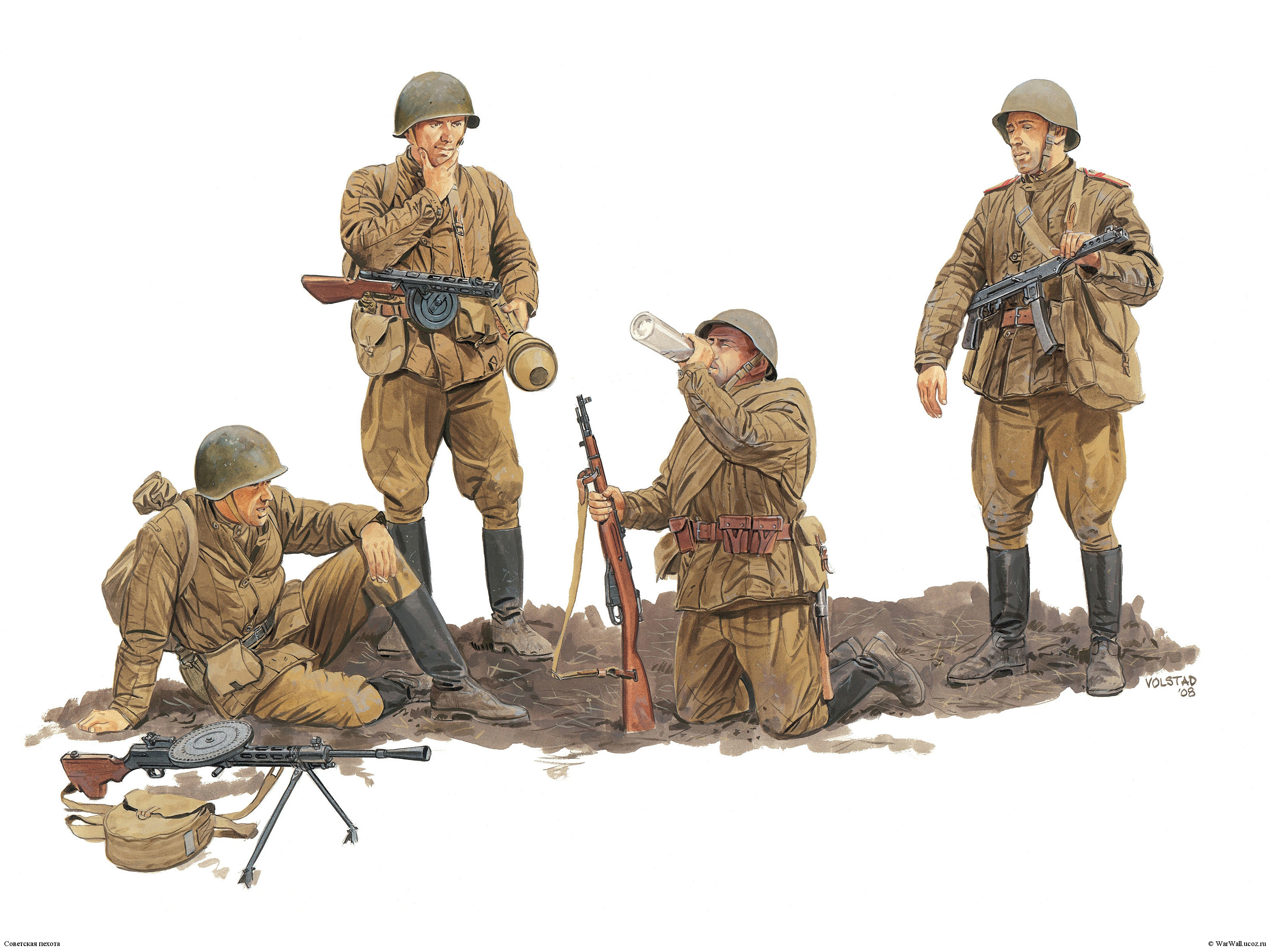 рисунок 6376 Cоветская пехота
