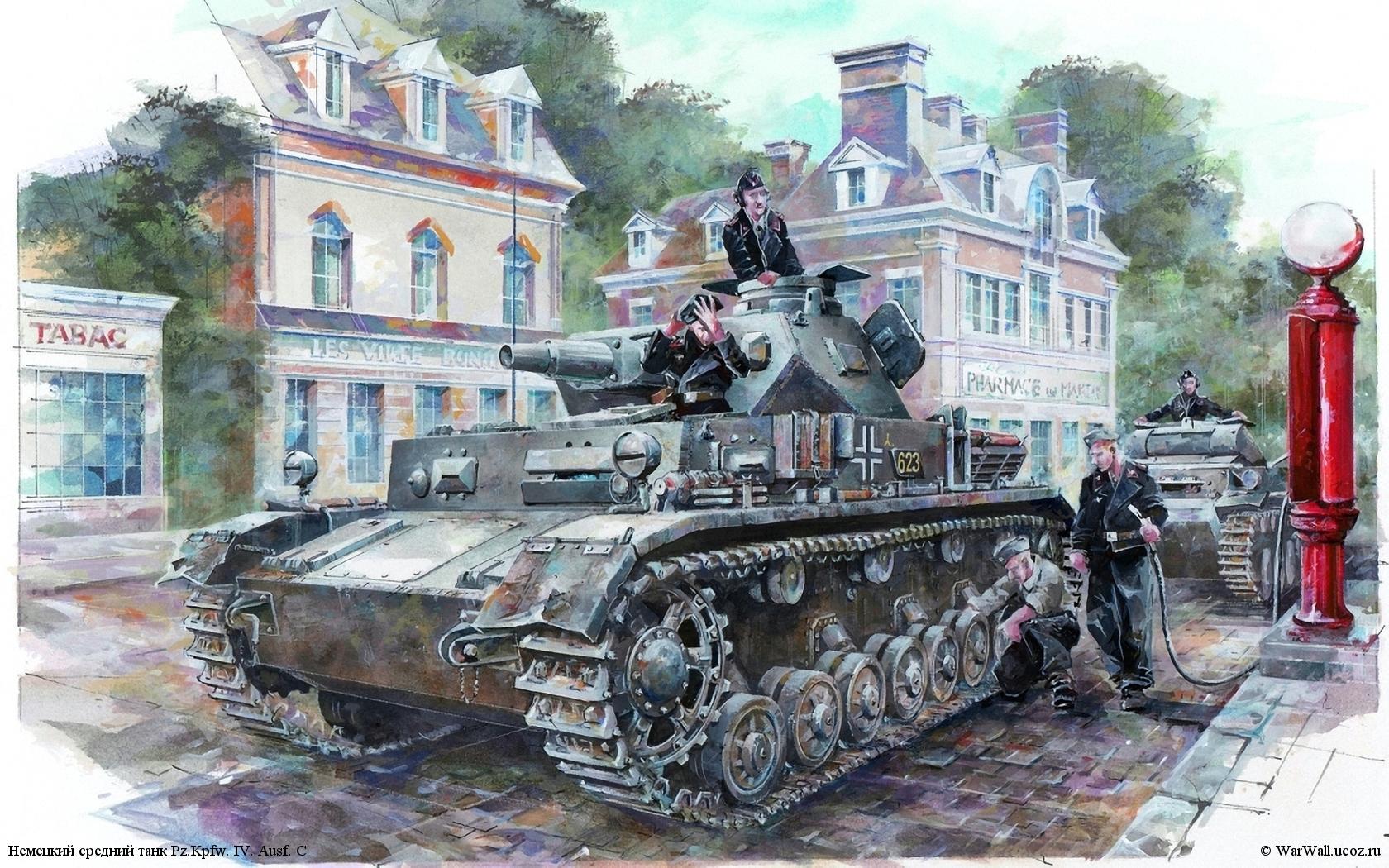 рисунок Pz.Kpfw. IV Ausf. C