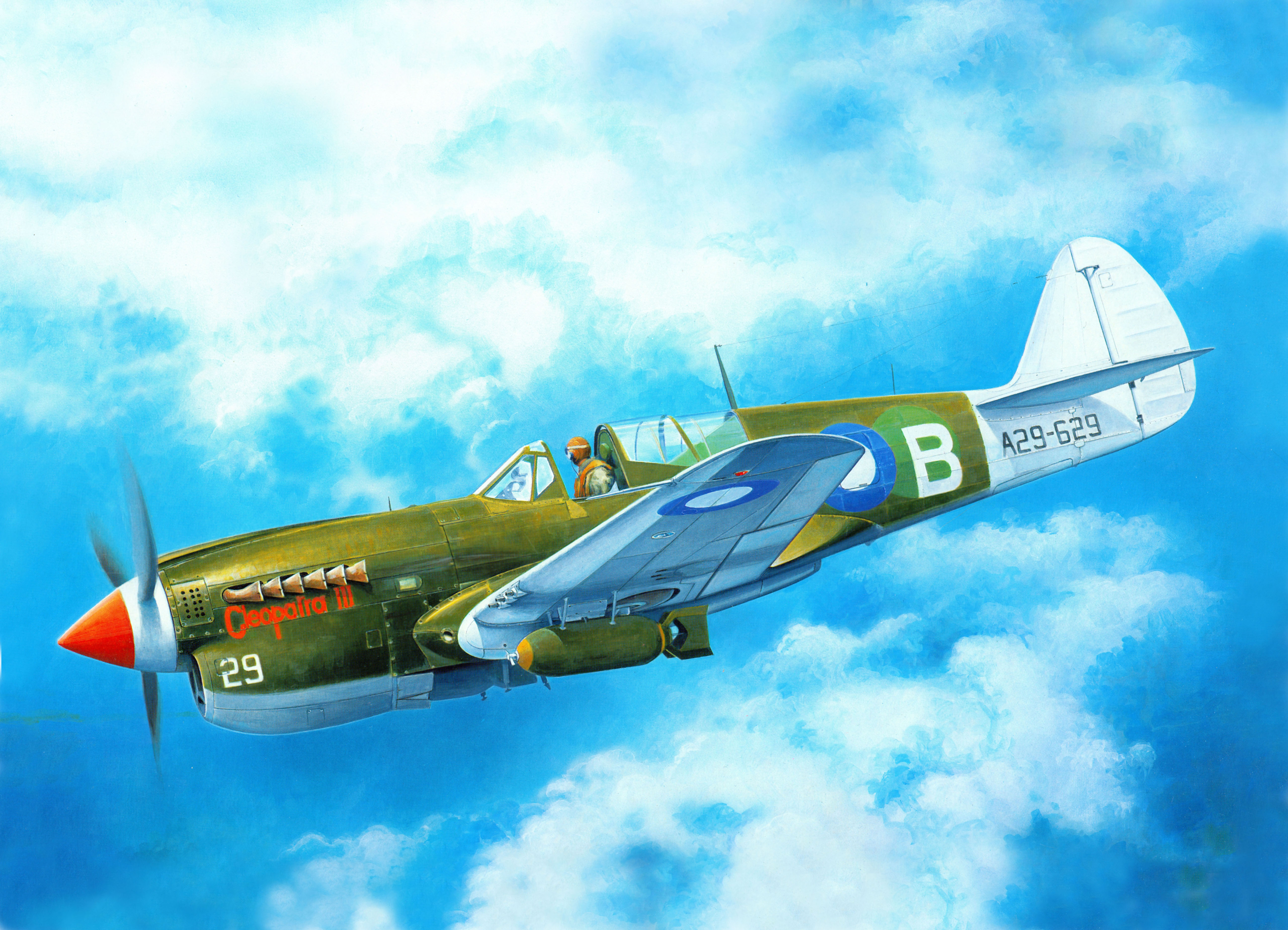 рисунок 2658 P-40 Kittyhawk Mk.IV