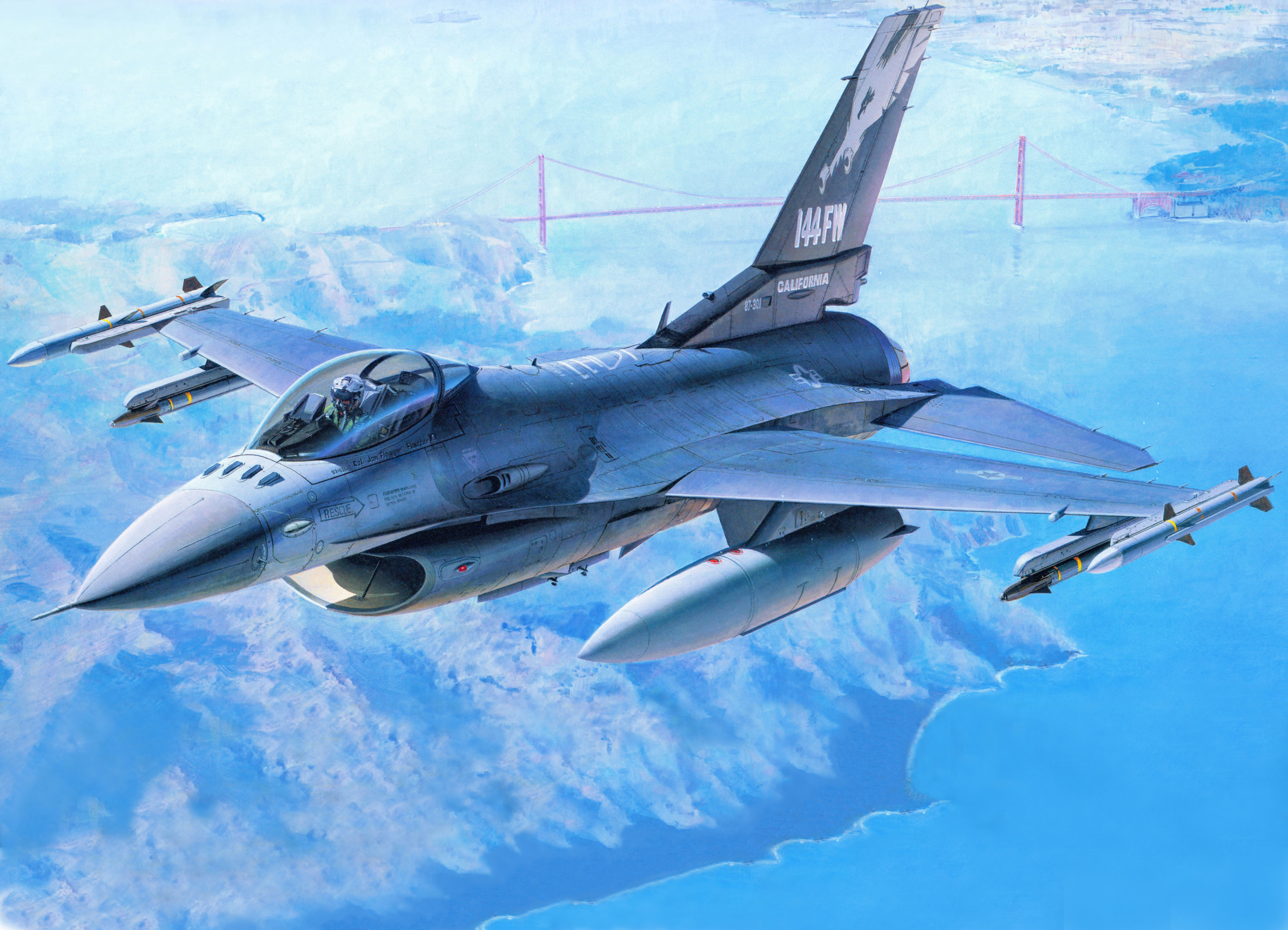рисунок 61101 F-16C